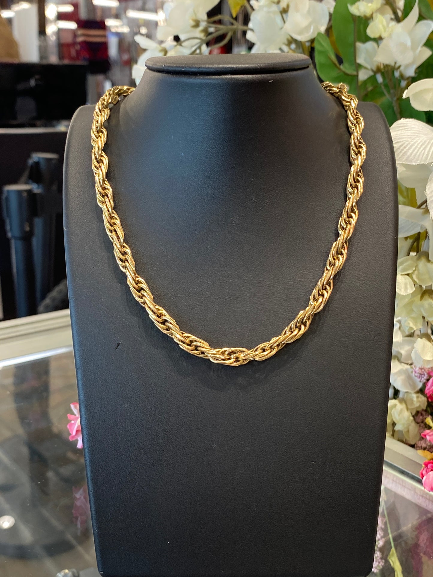14k Yellow Gold Rope Chain