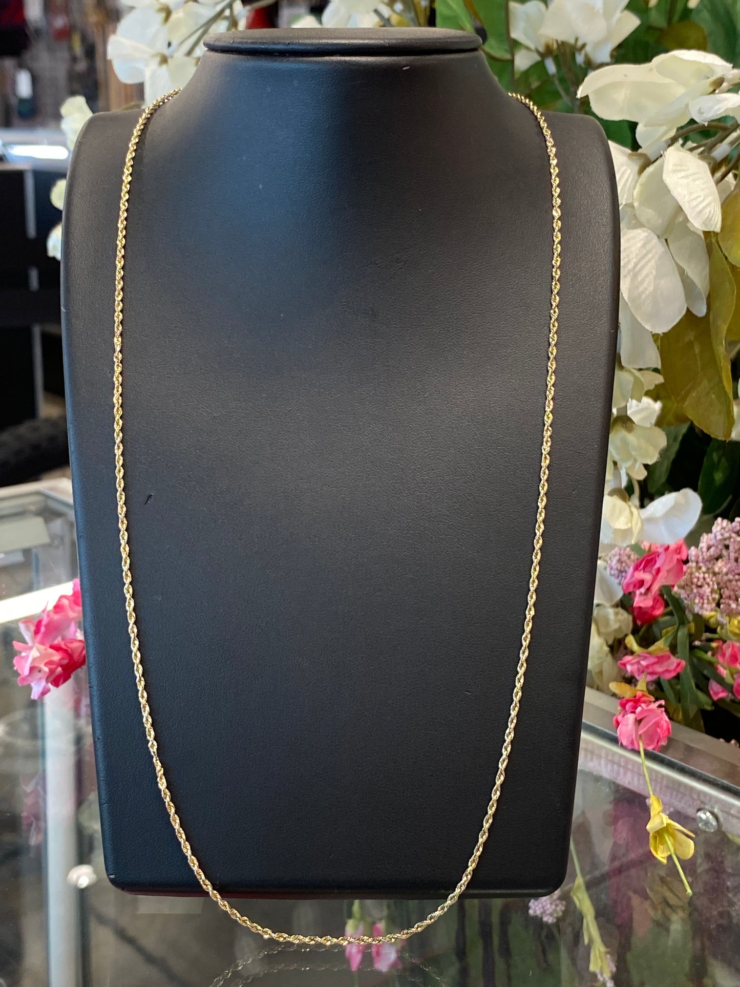 14k Yellow Gold Rope Chain