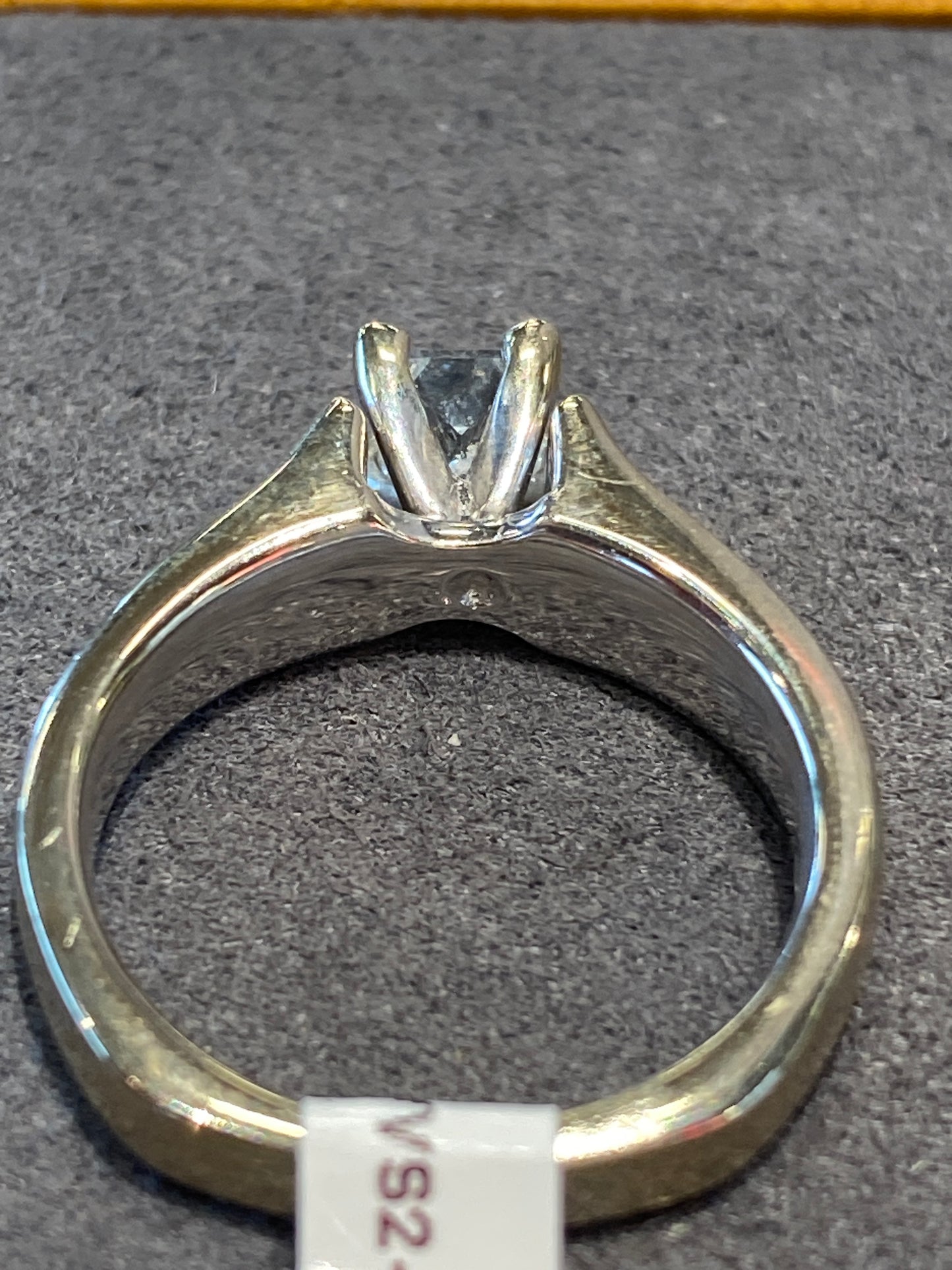 14k White Gold Engagement Ring