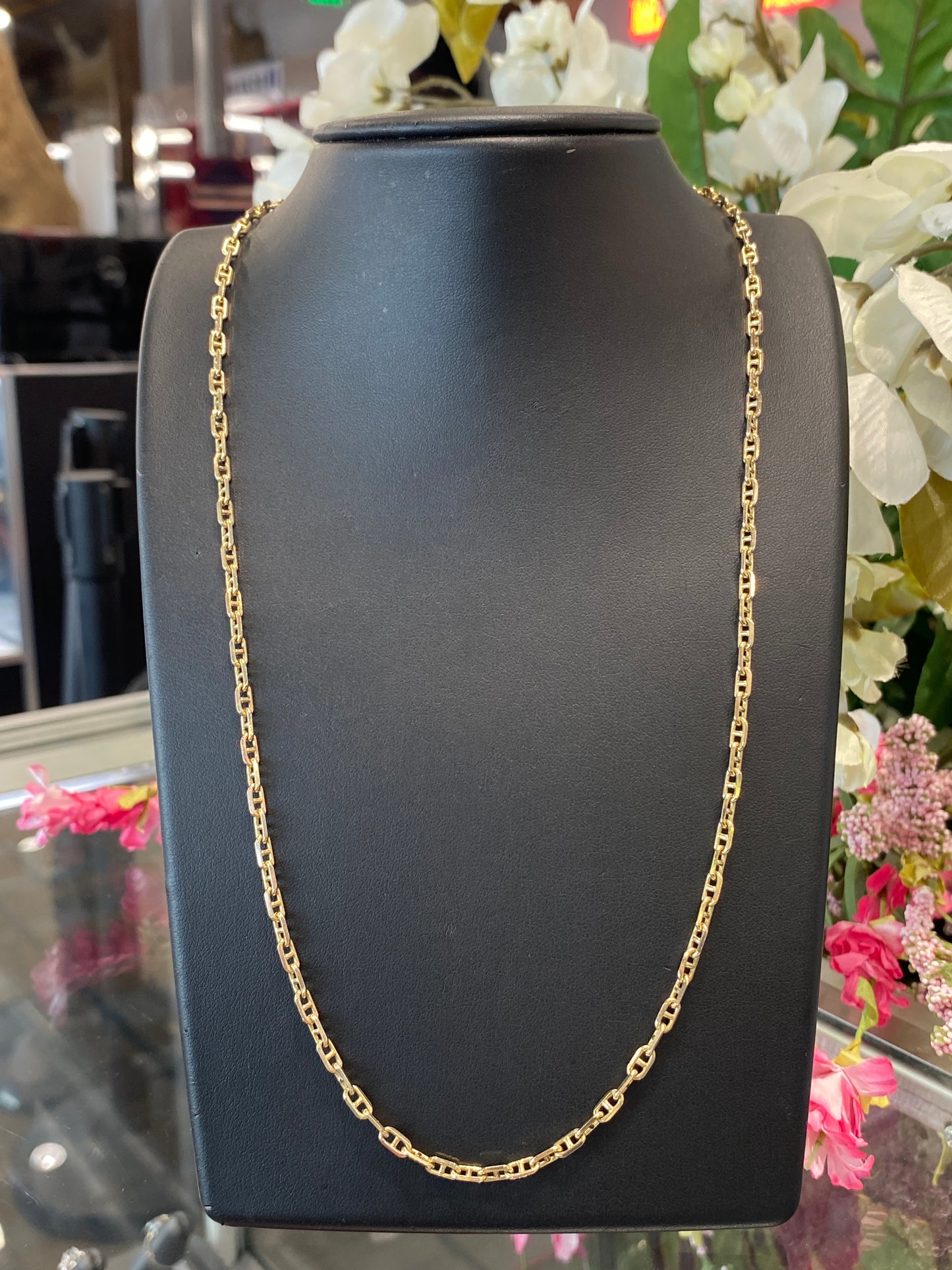 14k Yellow Gold Gucci Style Chain