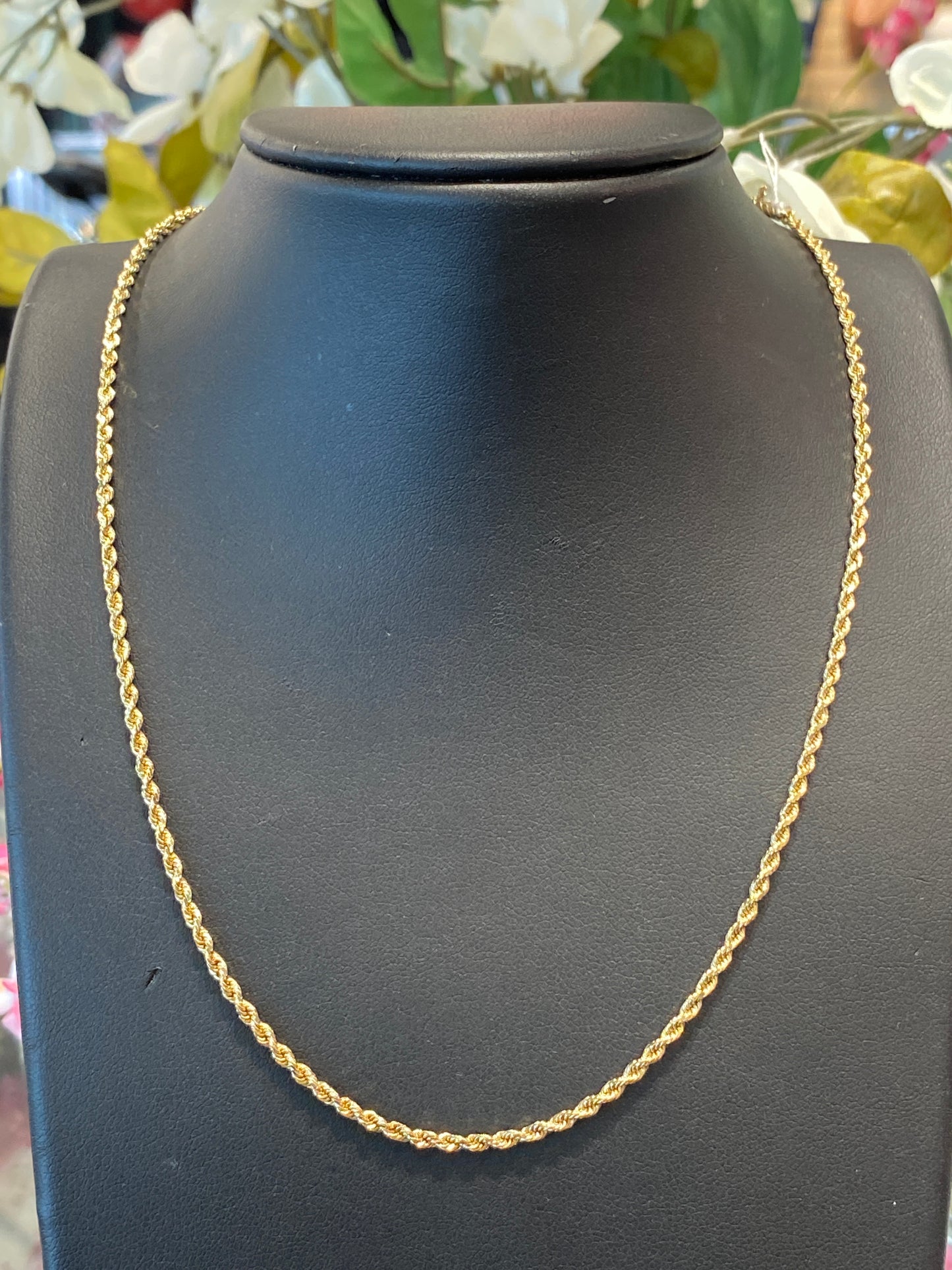 14k Yellow Gold Rope Chain