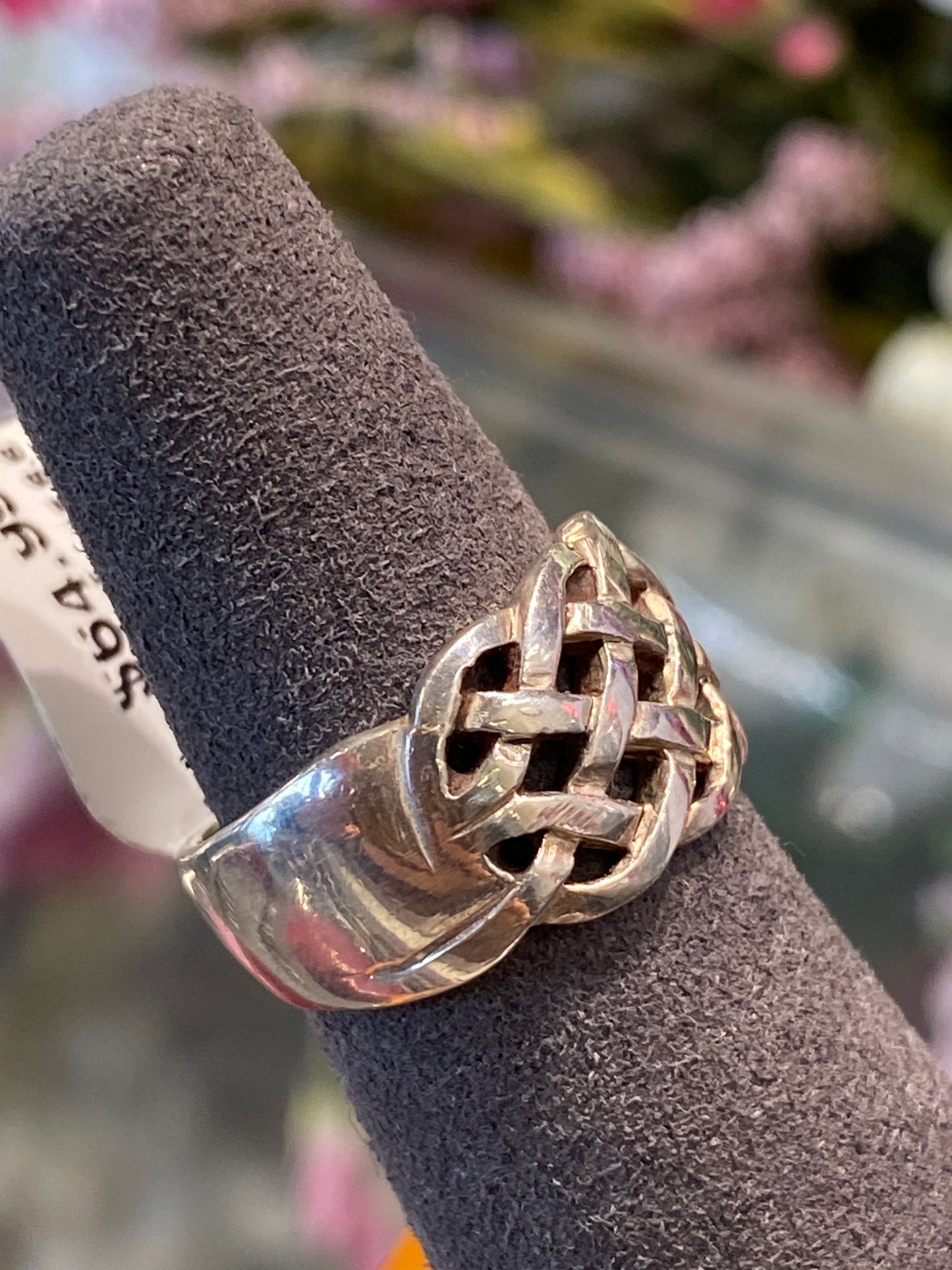 Silver Ring With Design