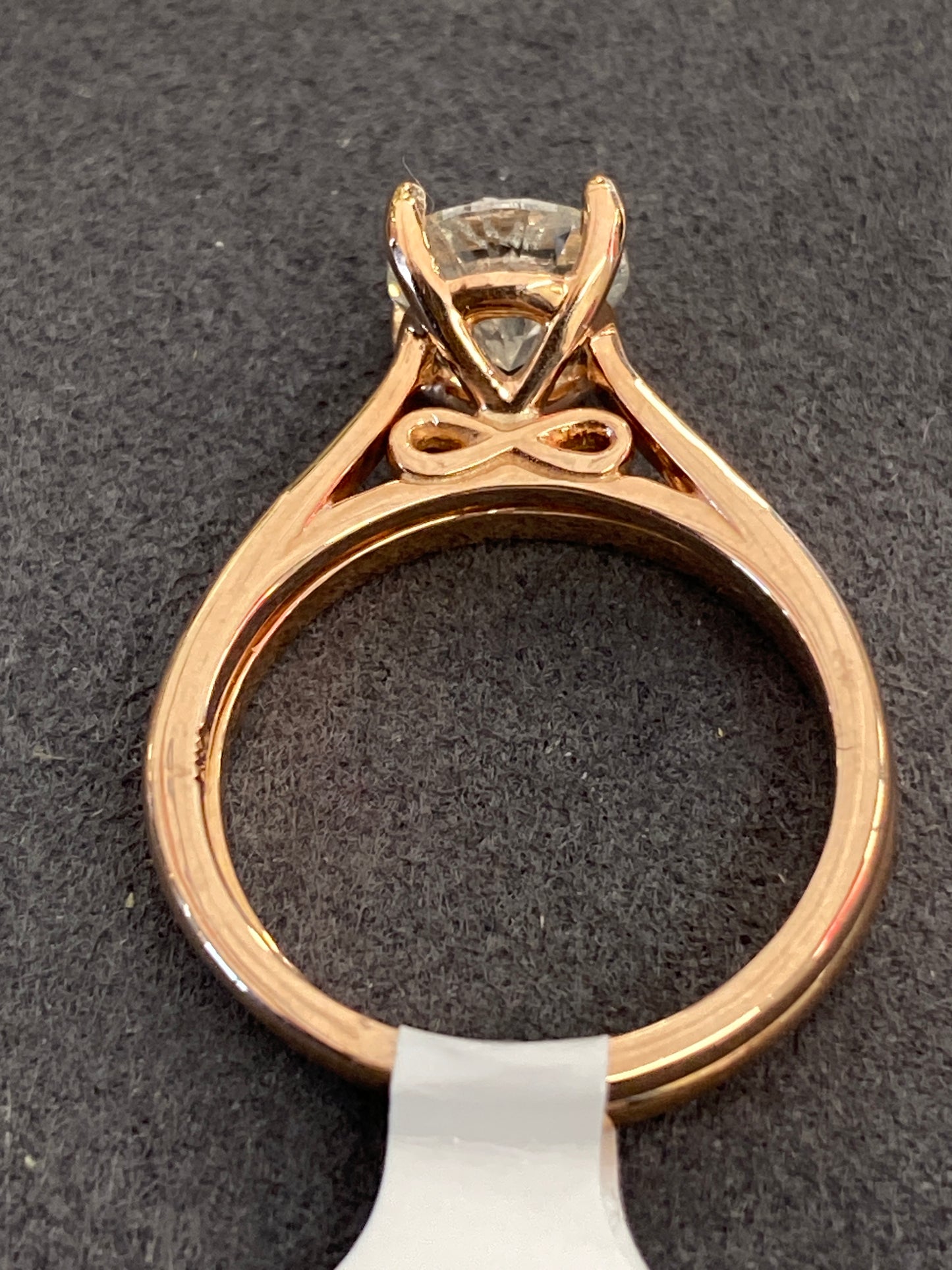 14k Rose Gold Diamond Wedding Set