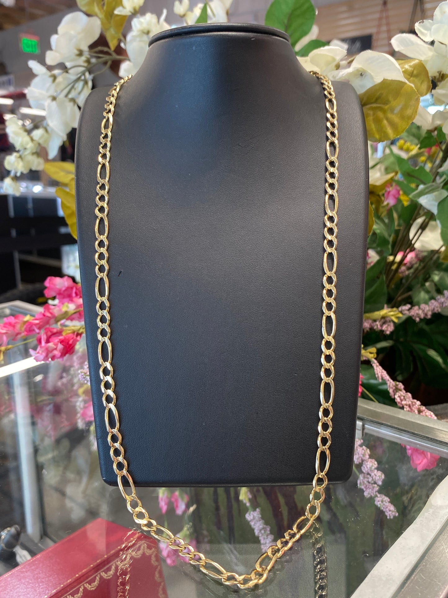 14k Yellow Gold Fígaro Chain