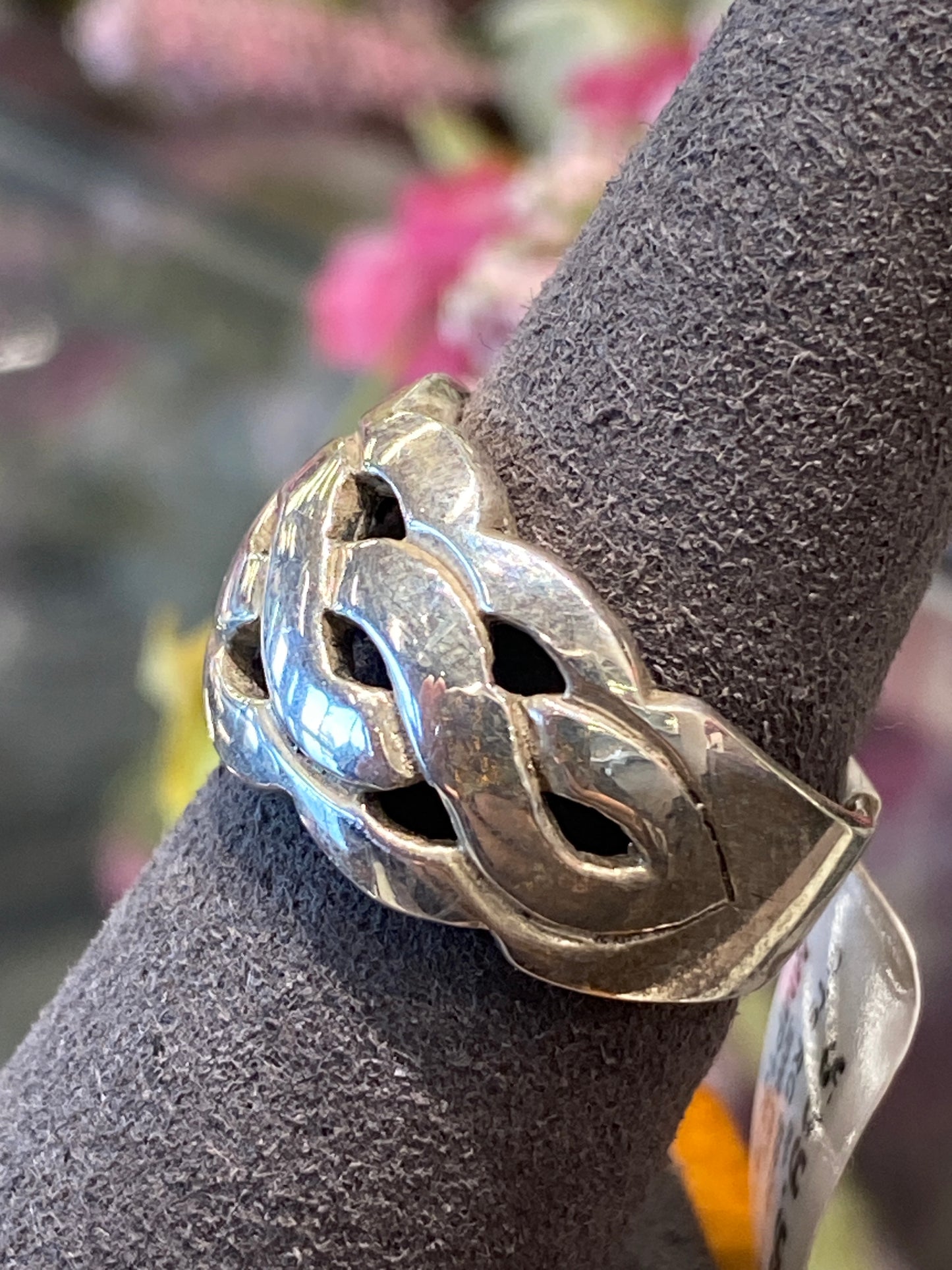 Silver Band With Design