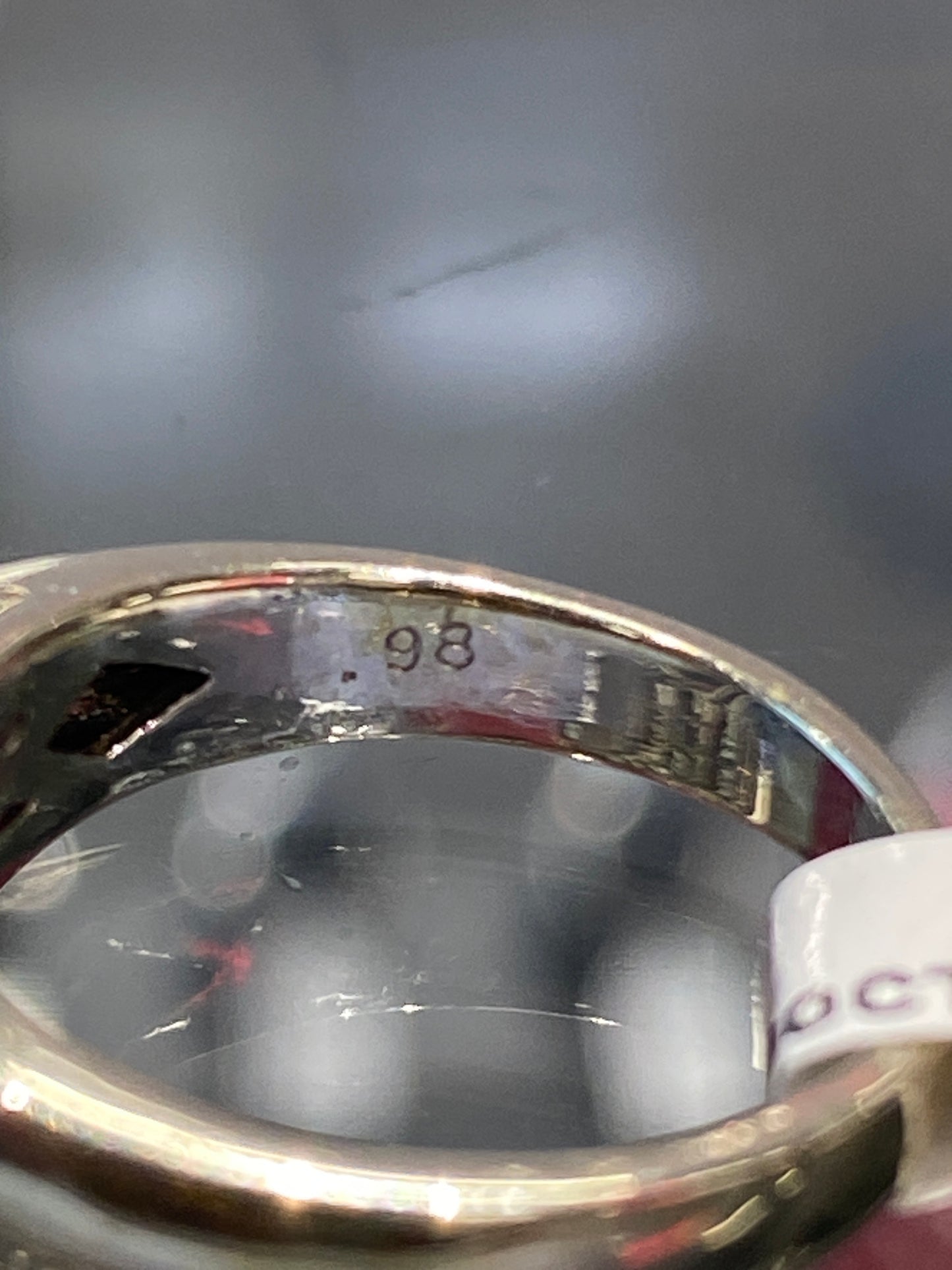 14k White Gold Diamond Engagement Ring