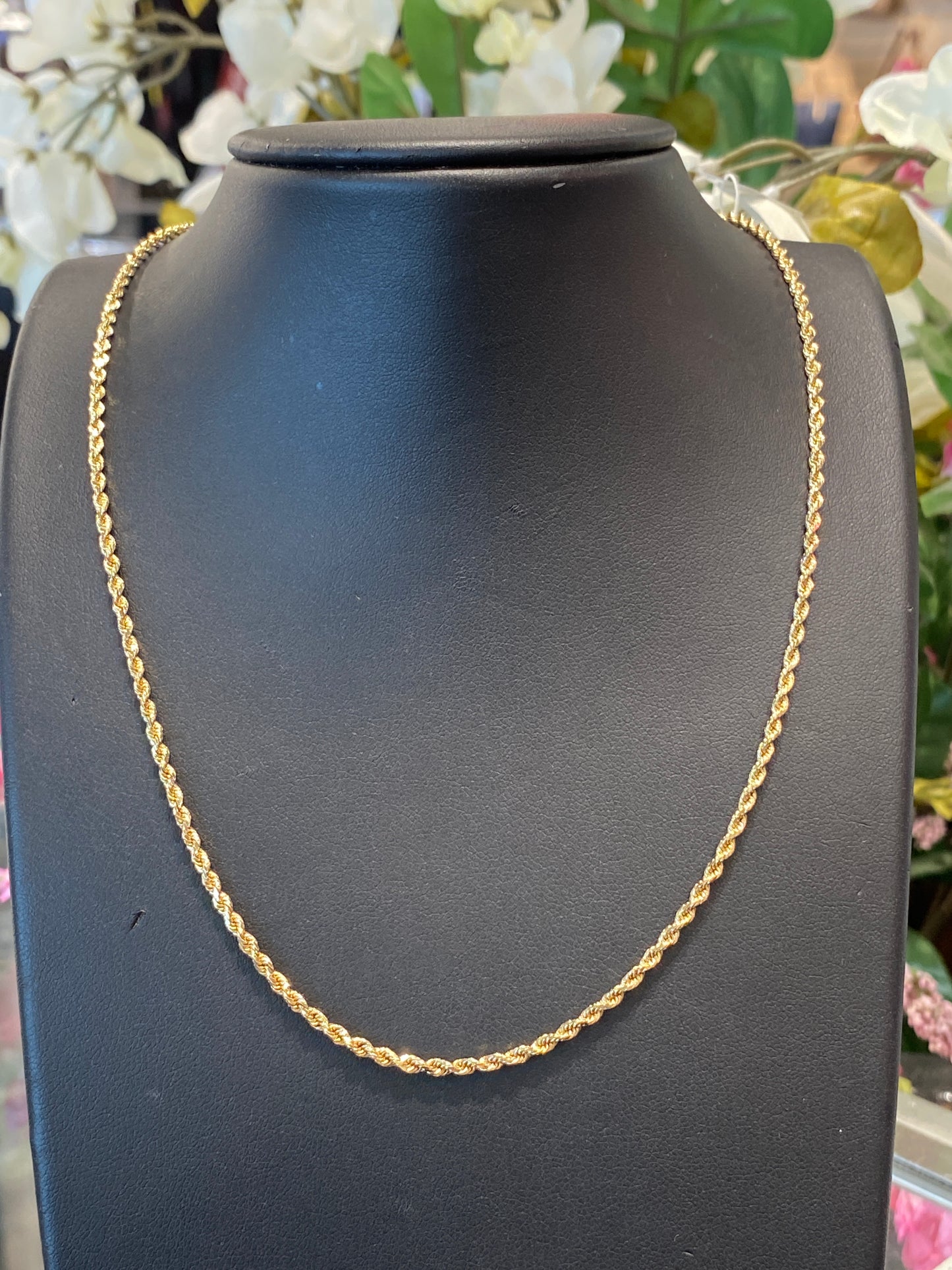 14k Yellow Gold Rope Chain
