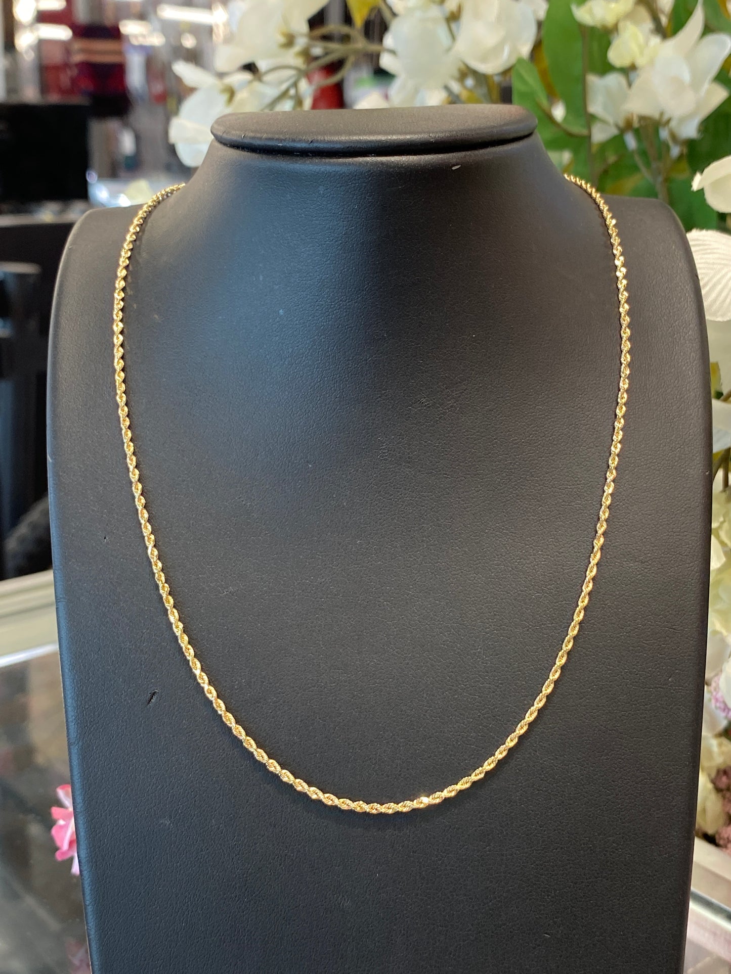 14k Yellow Gold Rope Chain