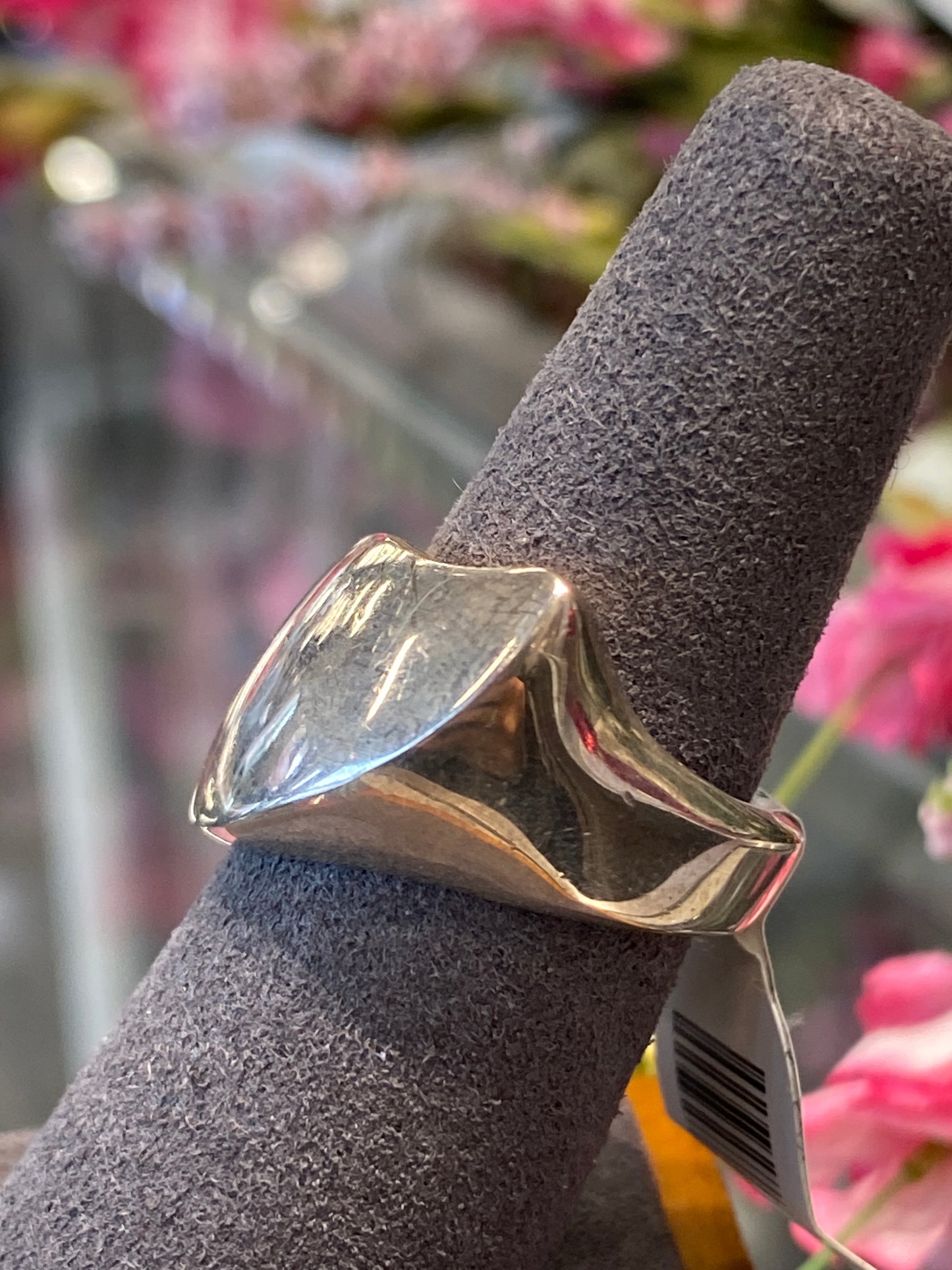Silver Ring With Design
