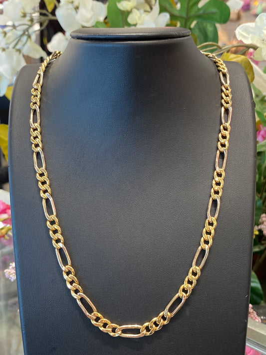 18k Yellow Gold Fígaro Chain