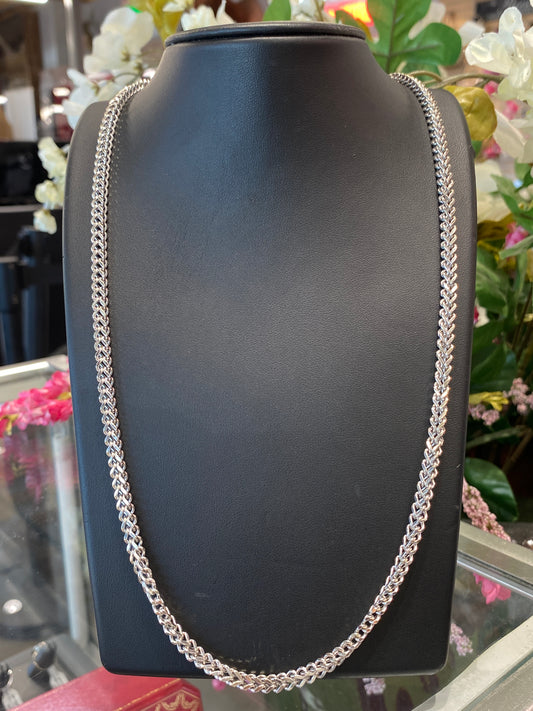 14k White Gold Chain