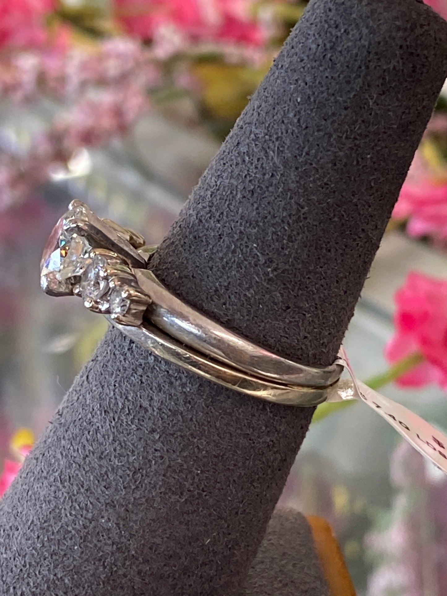 Platinum & 14k White Gold Diamond Wedding Set