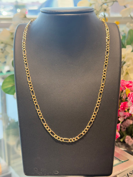 Gold figaro chain