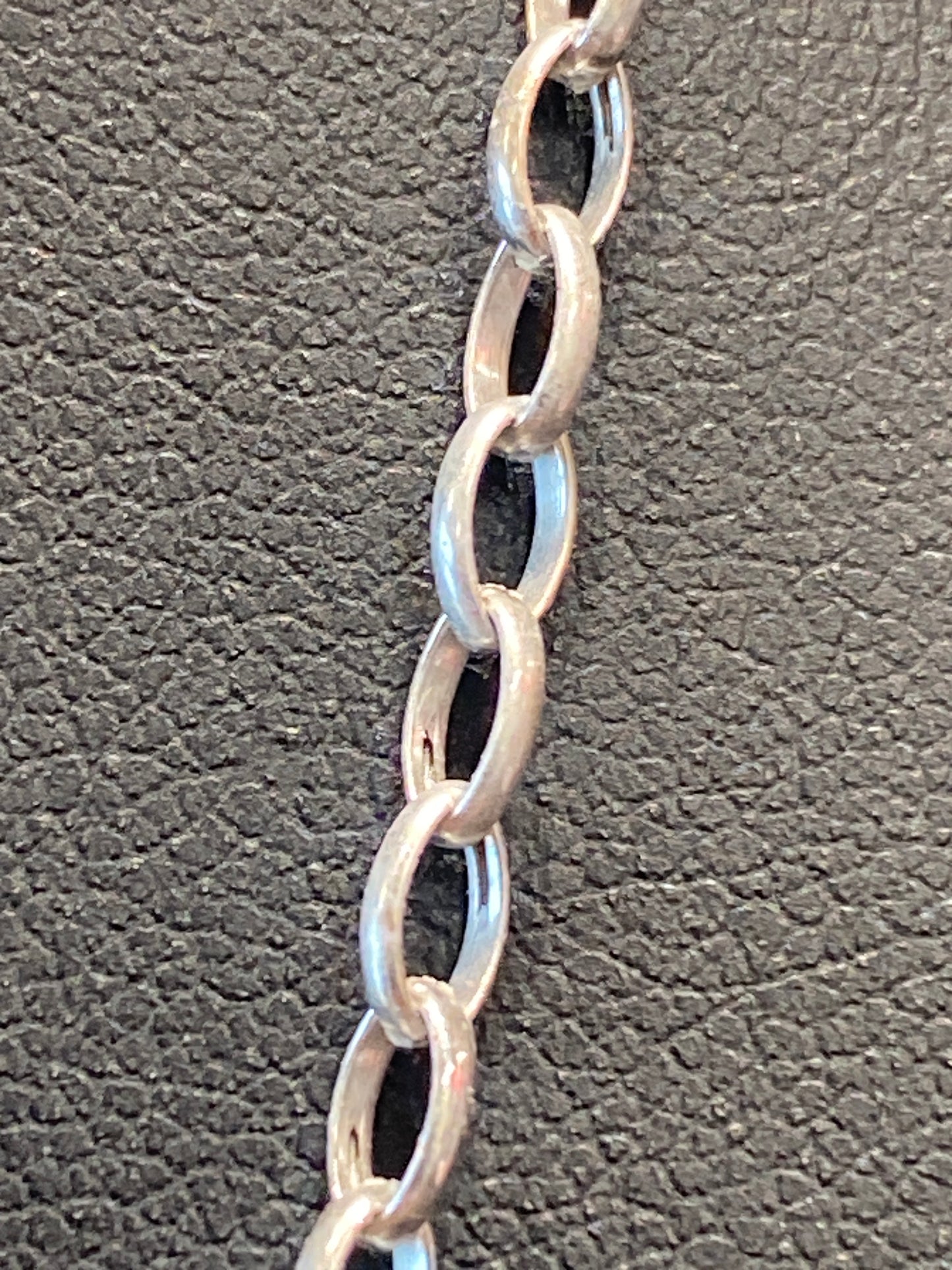 10k White Gold Link Chain