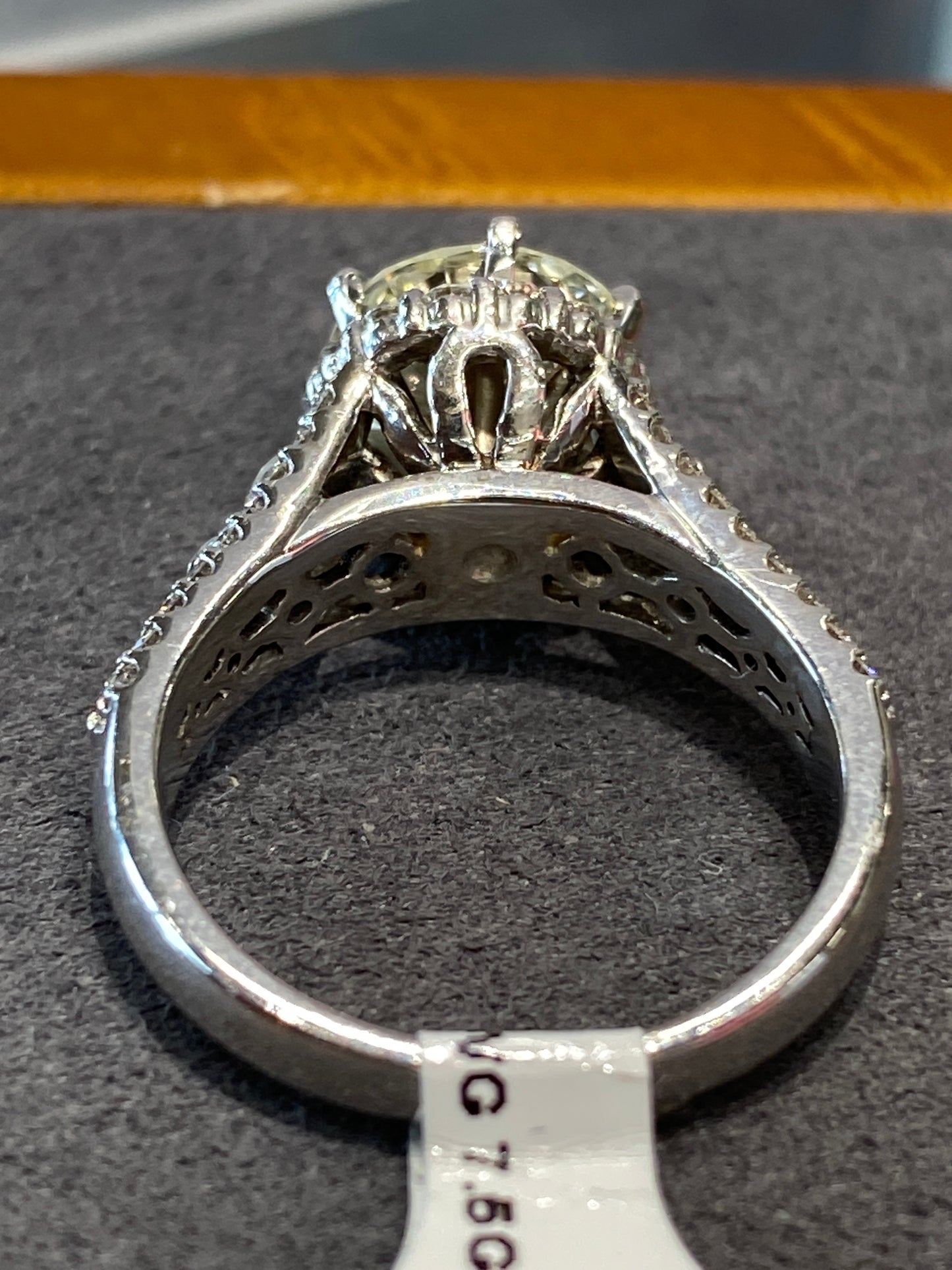 14k White Gold Diamond Engagement Ring