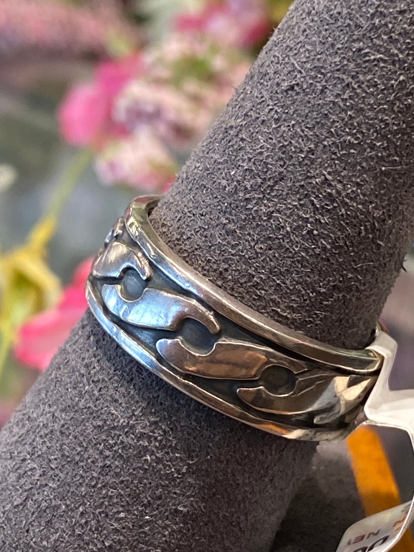 Silver Band With Design