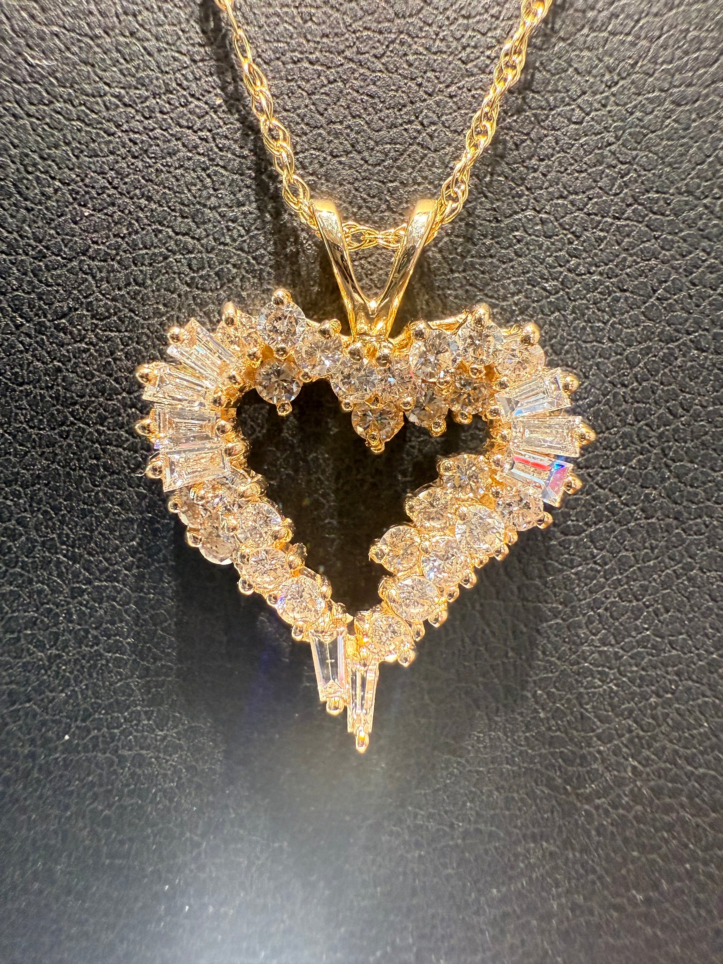 Gold chain and pendant
