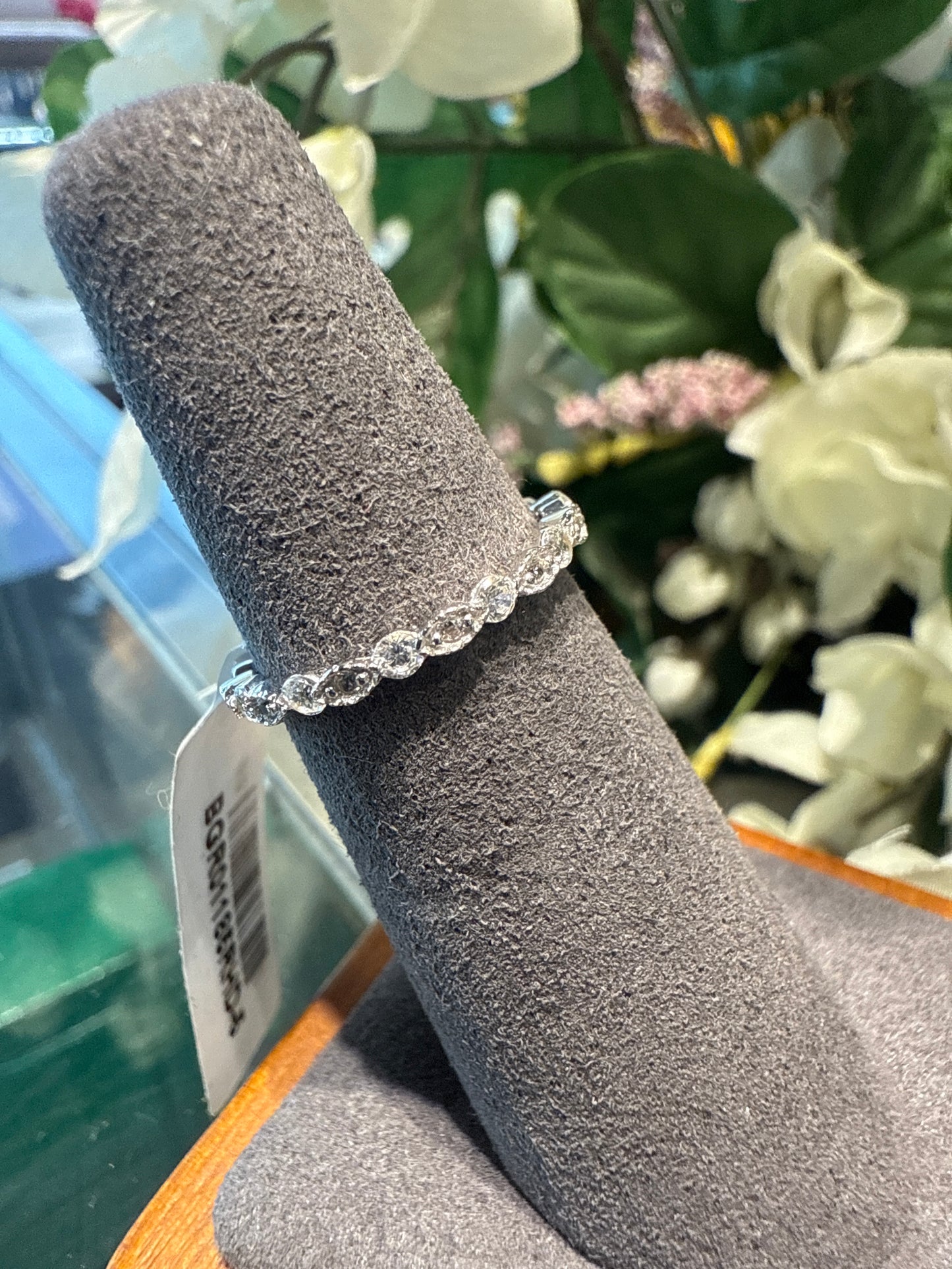 Silver eternity band