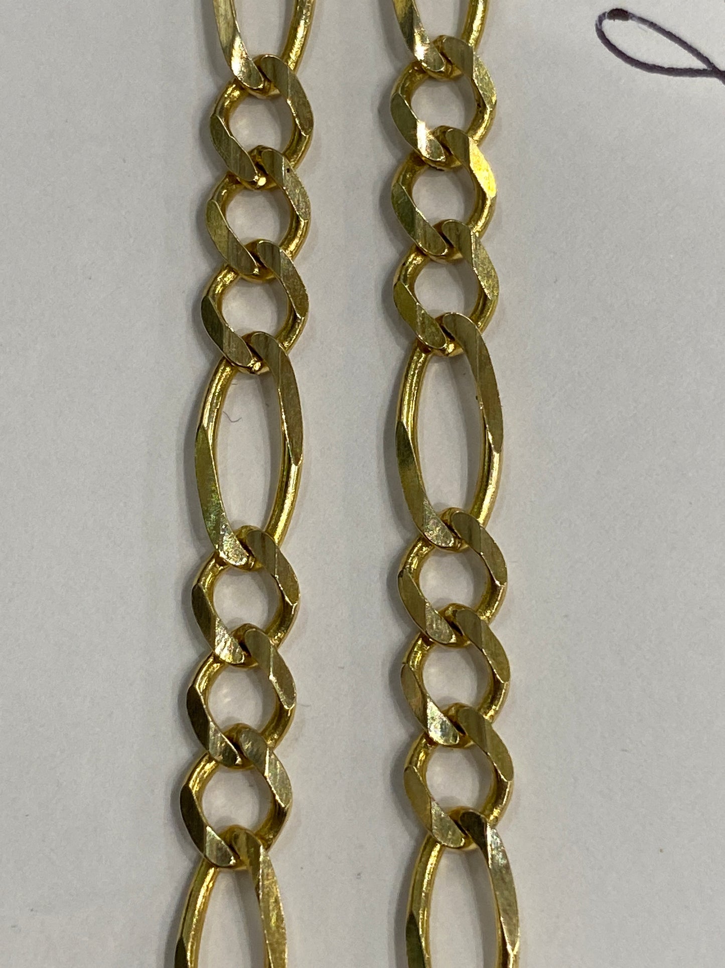 14k Yellow Gold Fígaro Chain