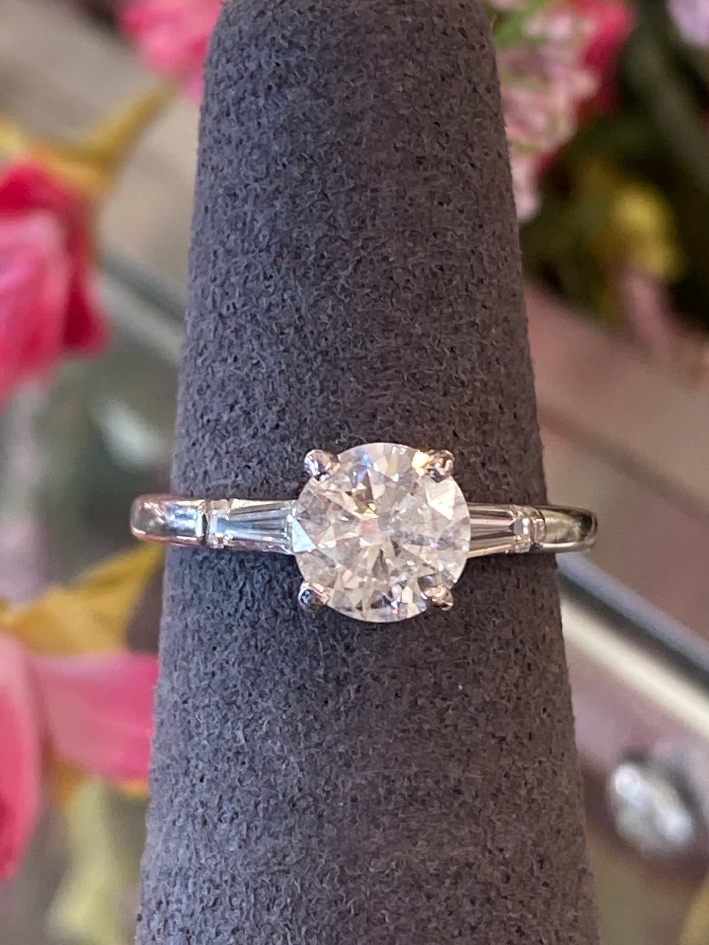 Platinum Diamond Engagement Ring