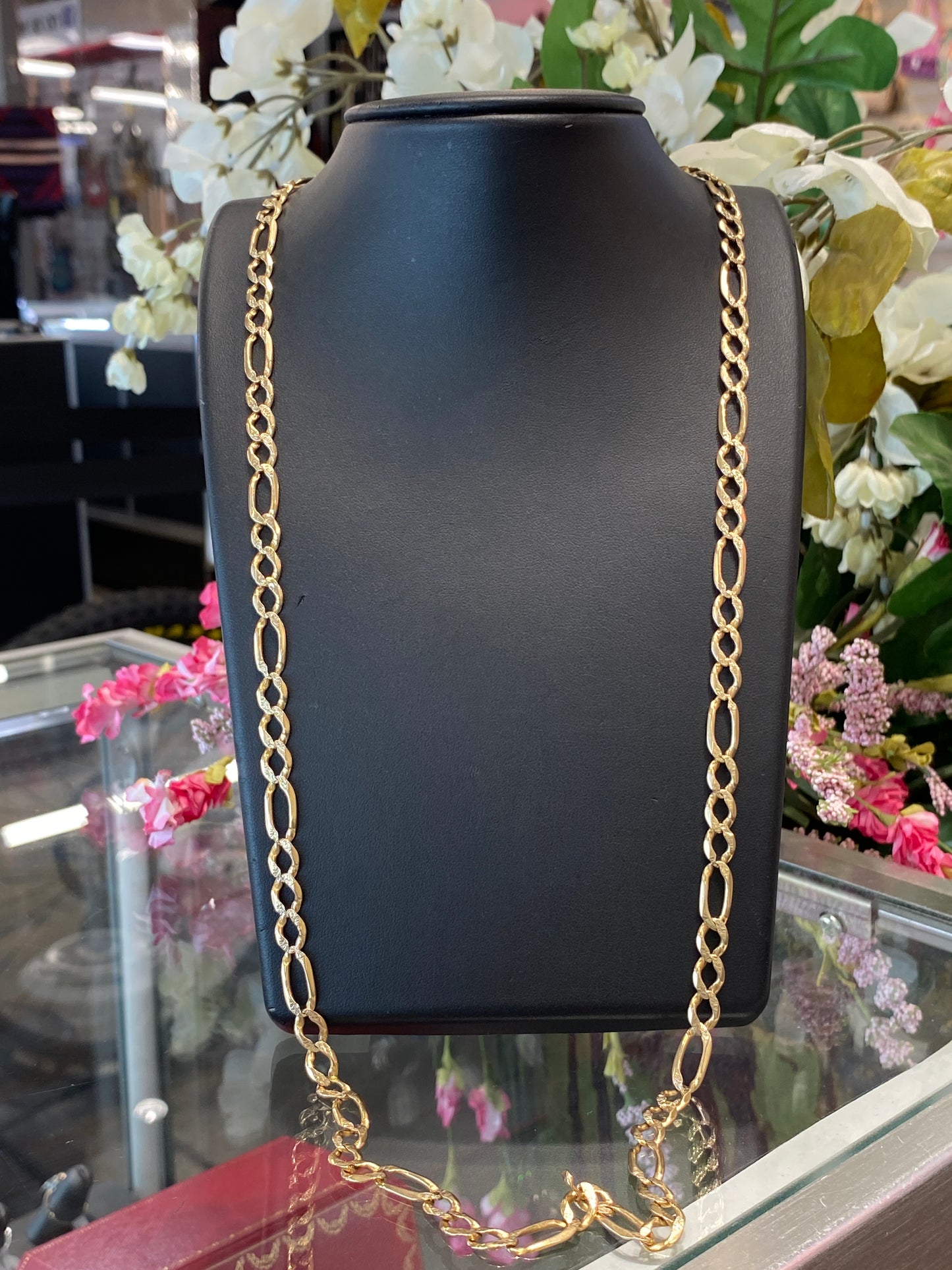 14k Yellow Gold Fígaro Chain