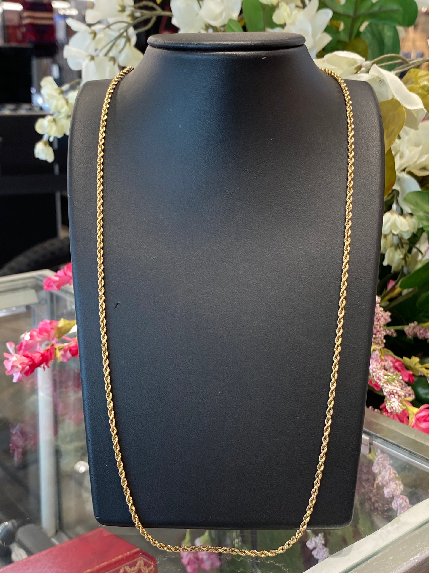 14k Yellow Gold Rope Chain