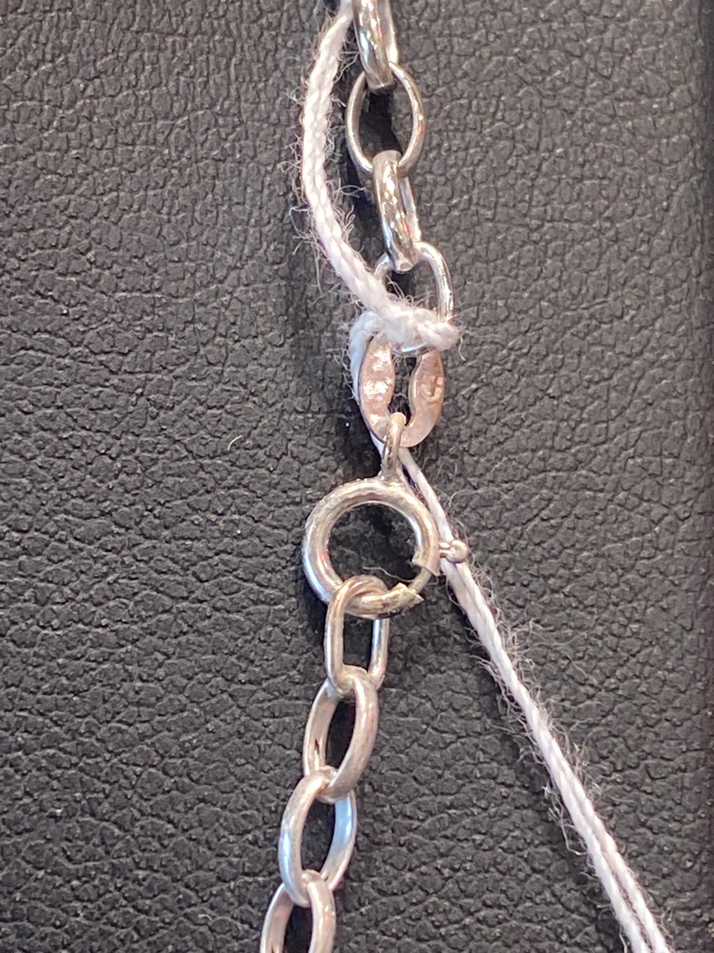 10k White Gold Link Chain
