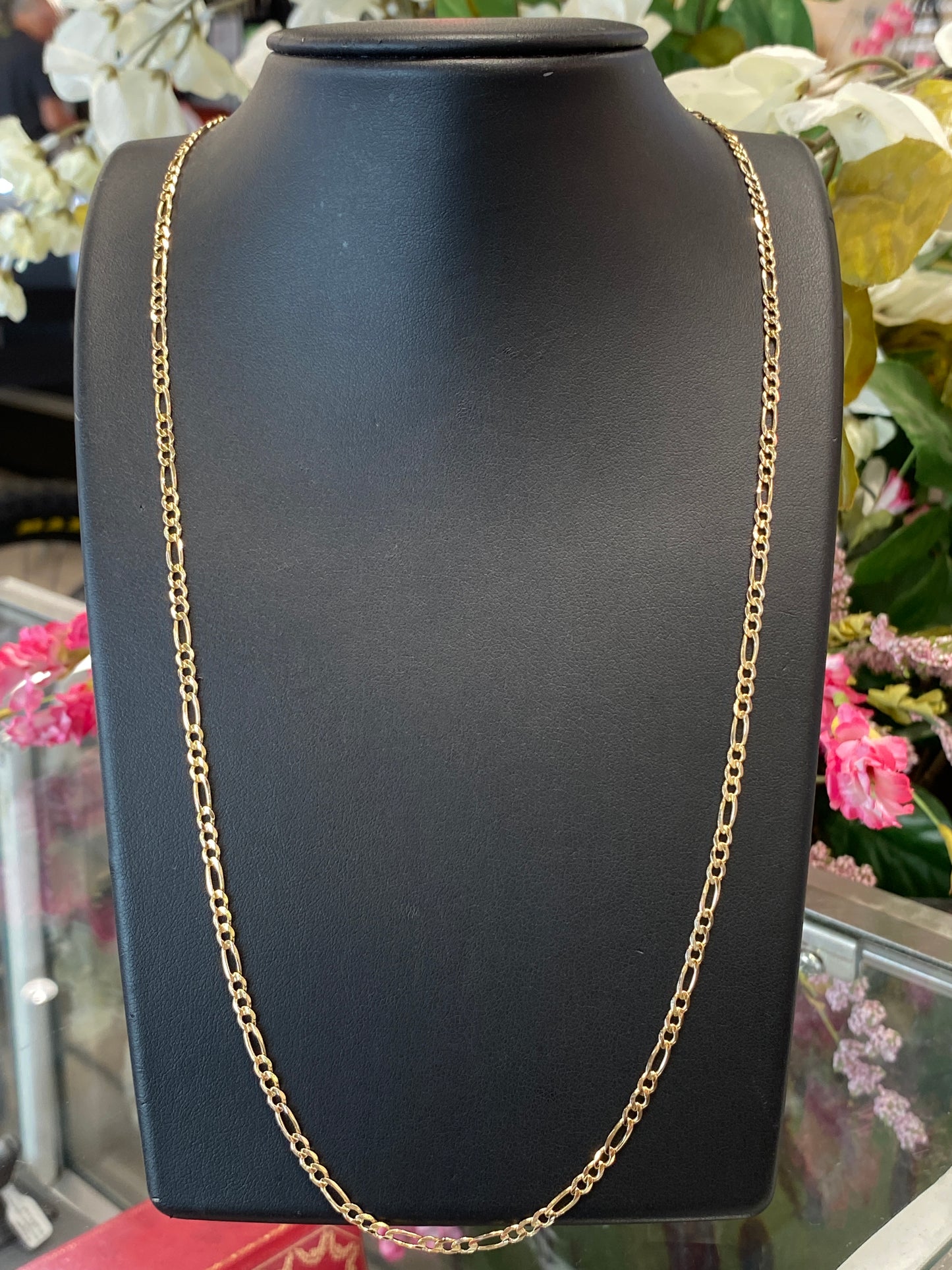14k Yellow Gold Fígaro Chain