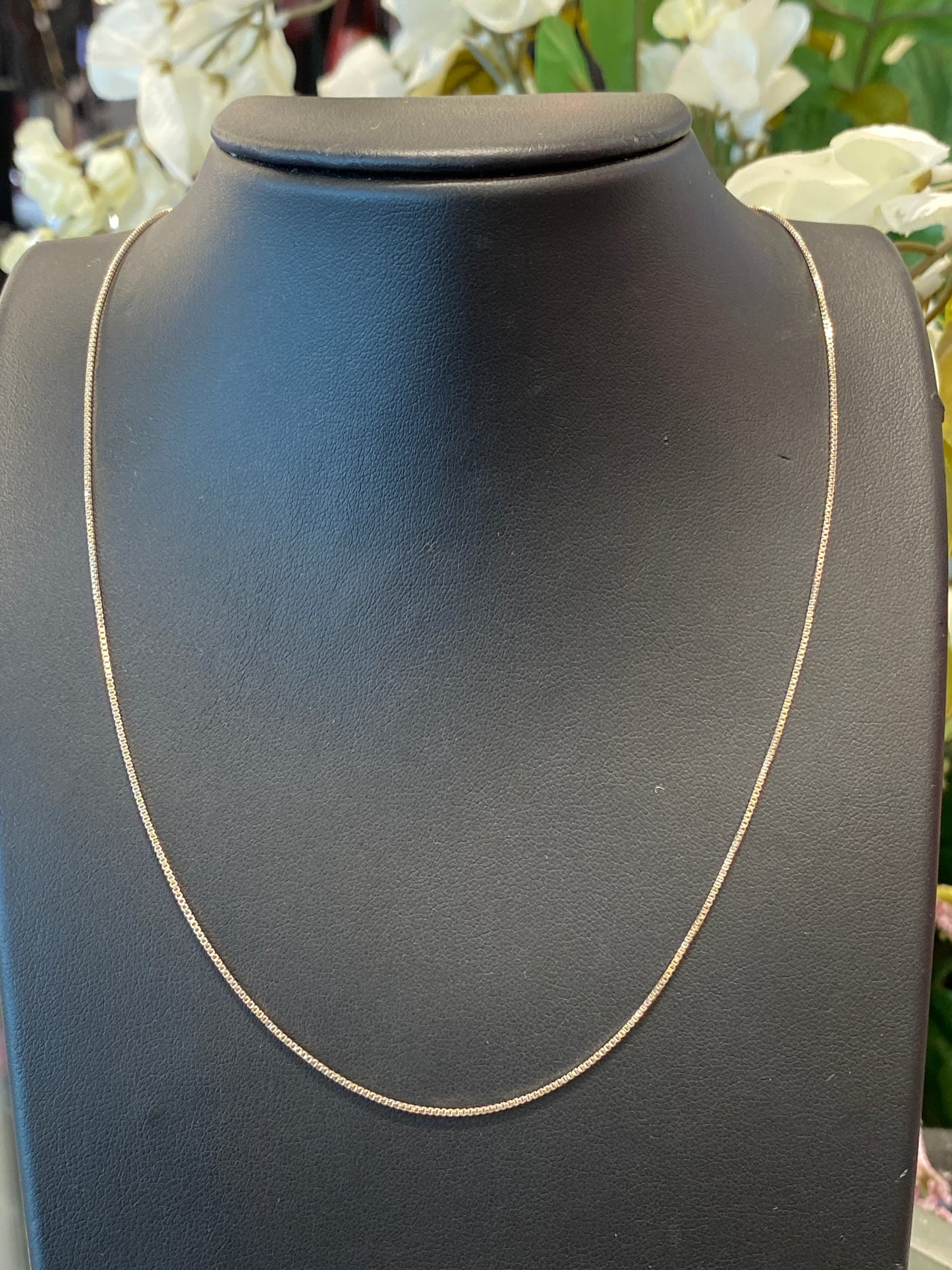 Silver Box Link Chain