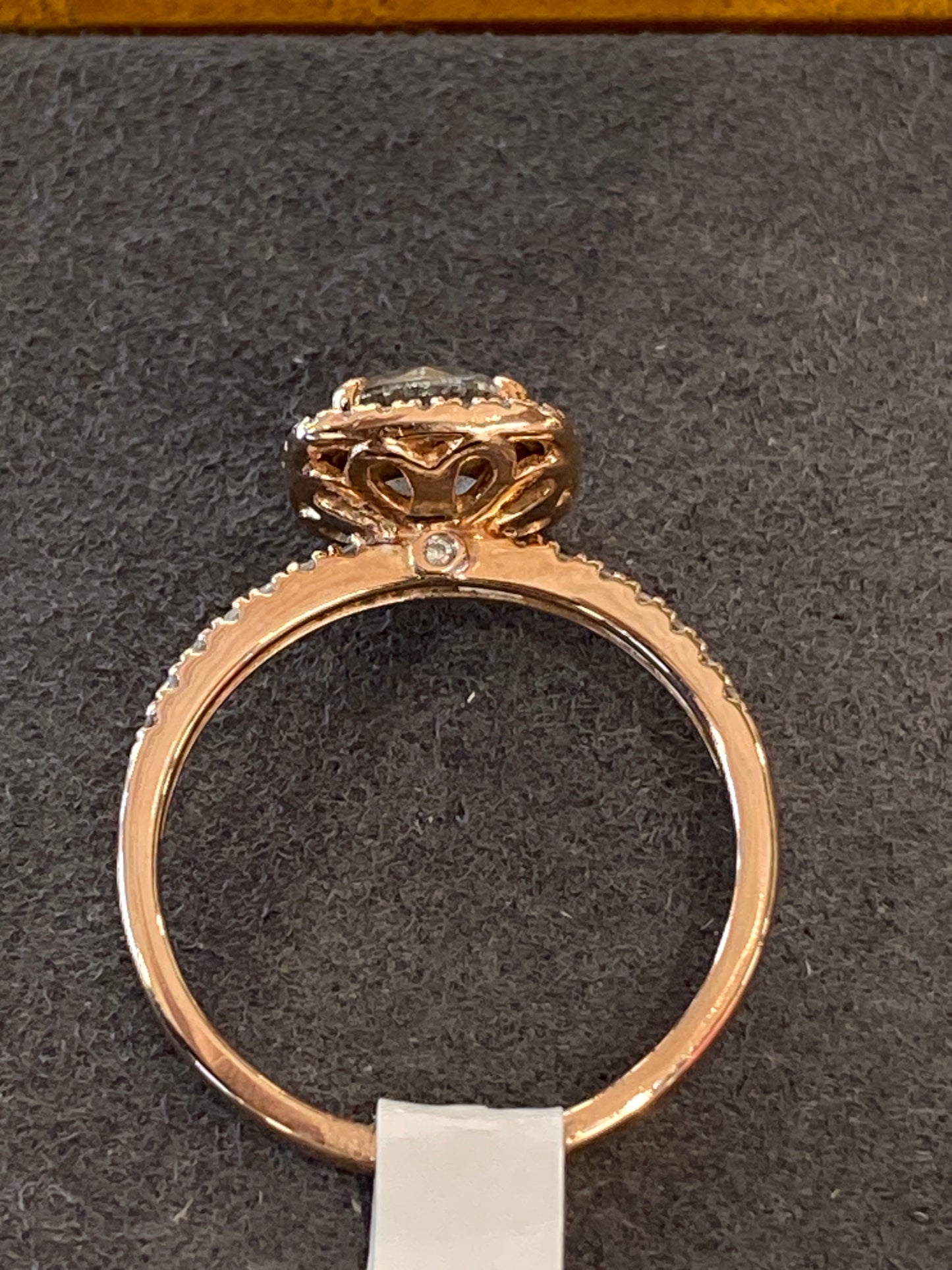 14k Rose Gold Diamond Engagement Ring