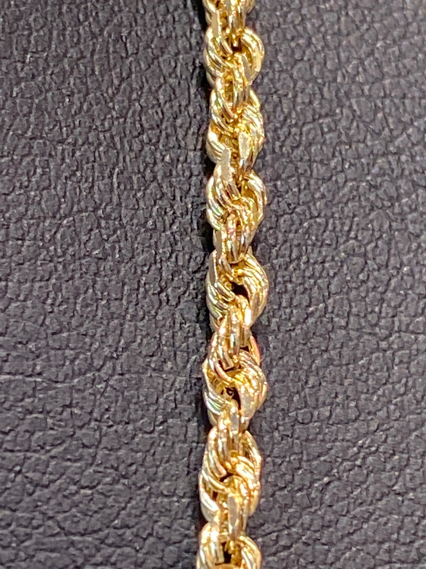 14k Yellow Gold Rope Chain
