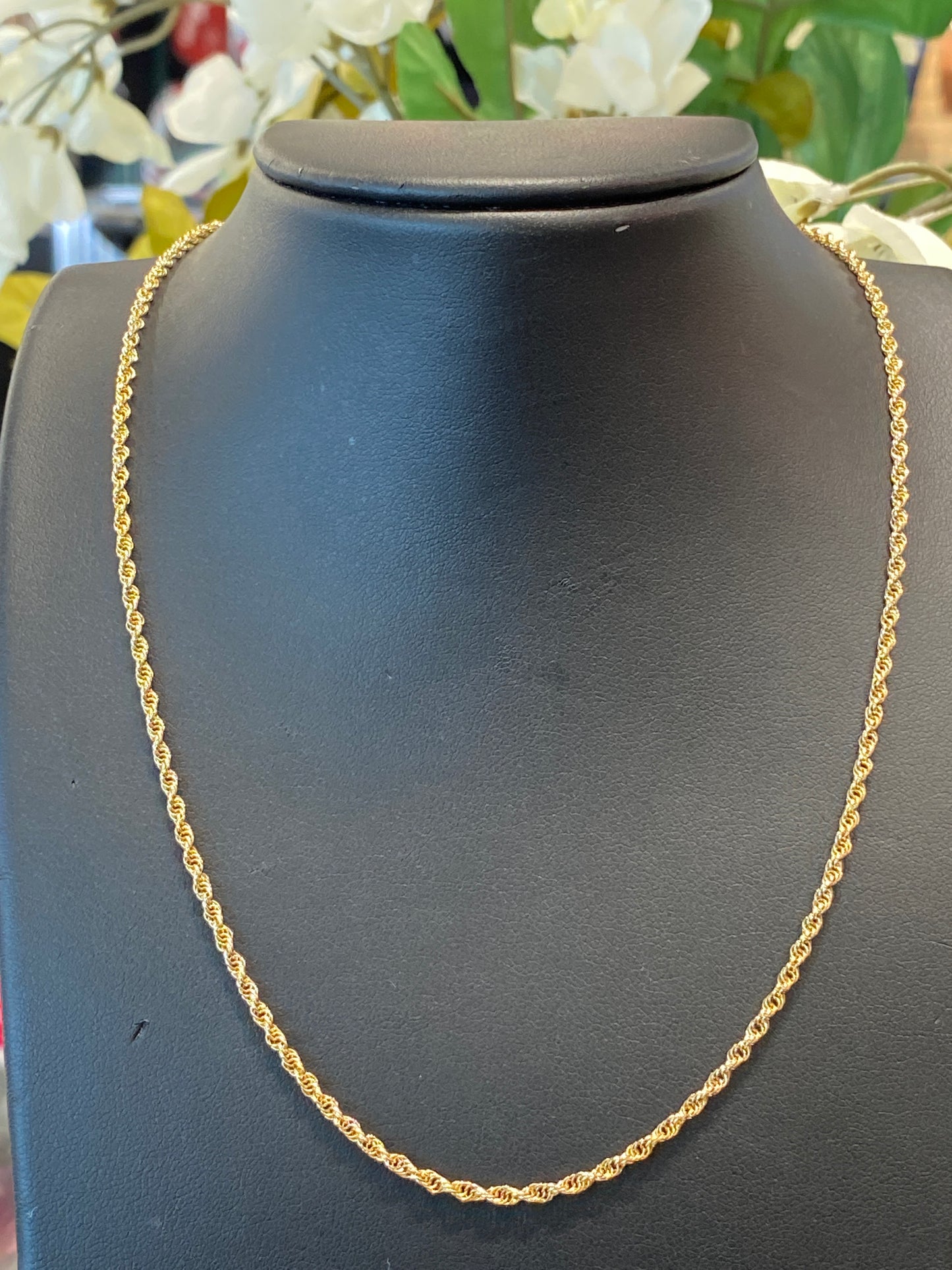 14k Yellow Gold Rope Chain