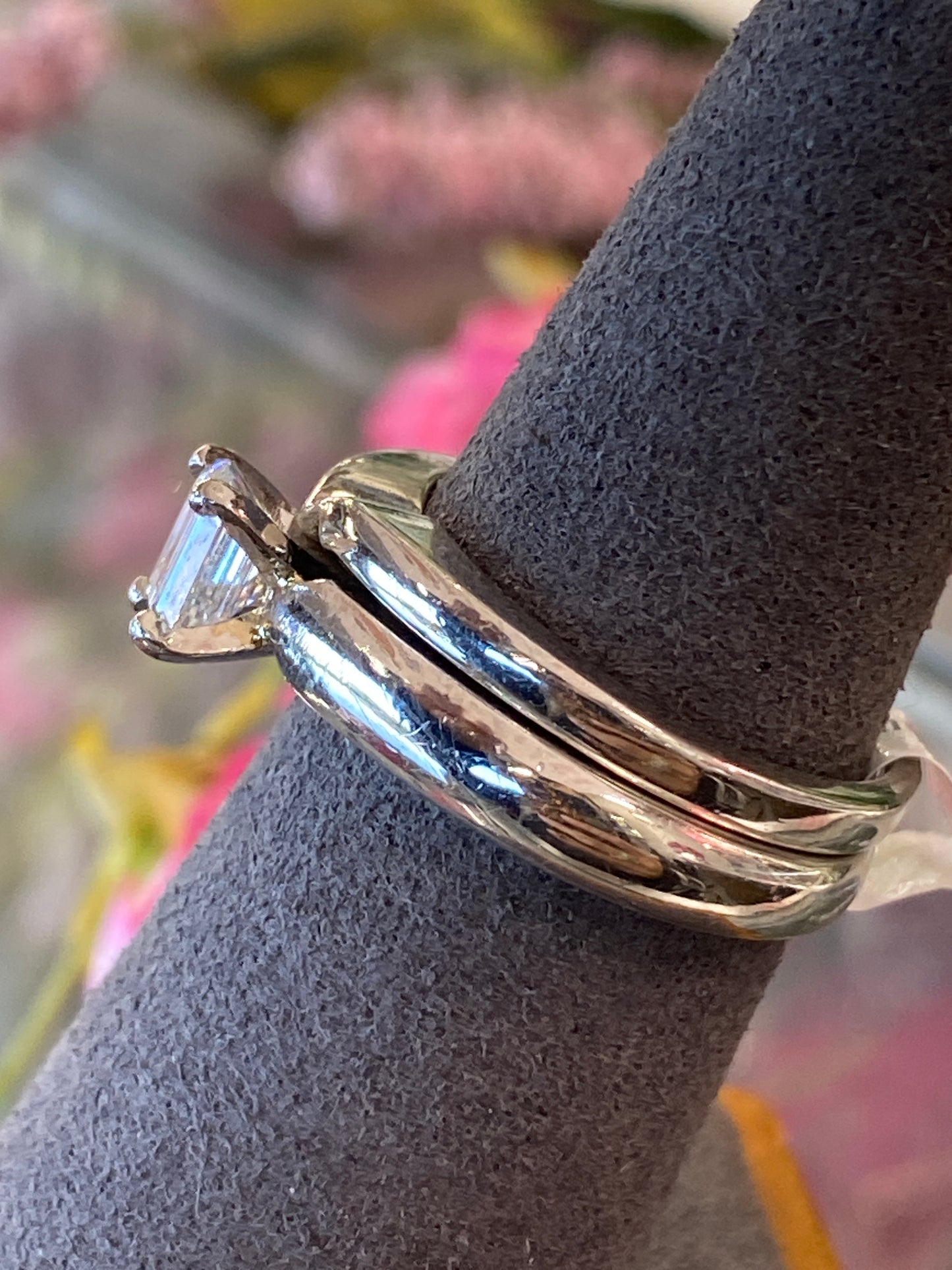Platinum Diamond Wedding Set