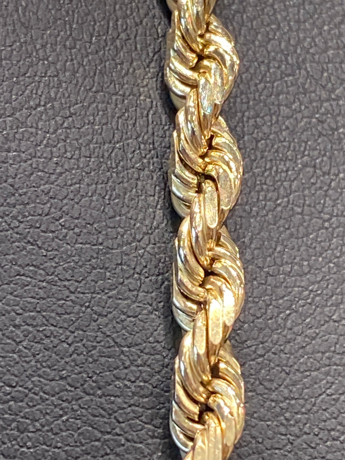 10k Yellow Gold Rope Chain