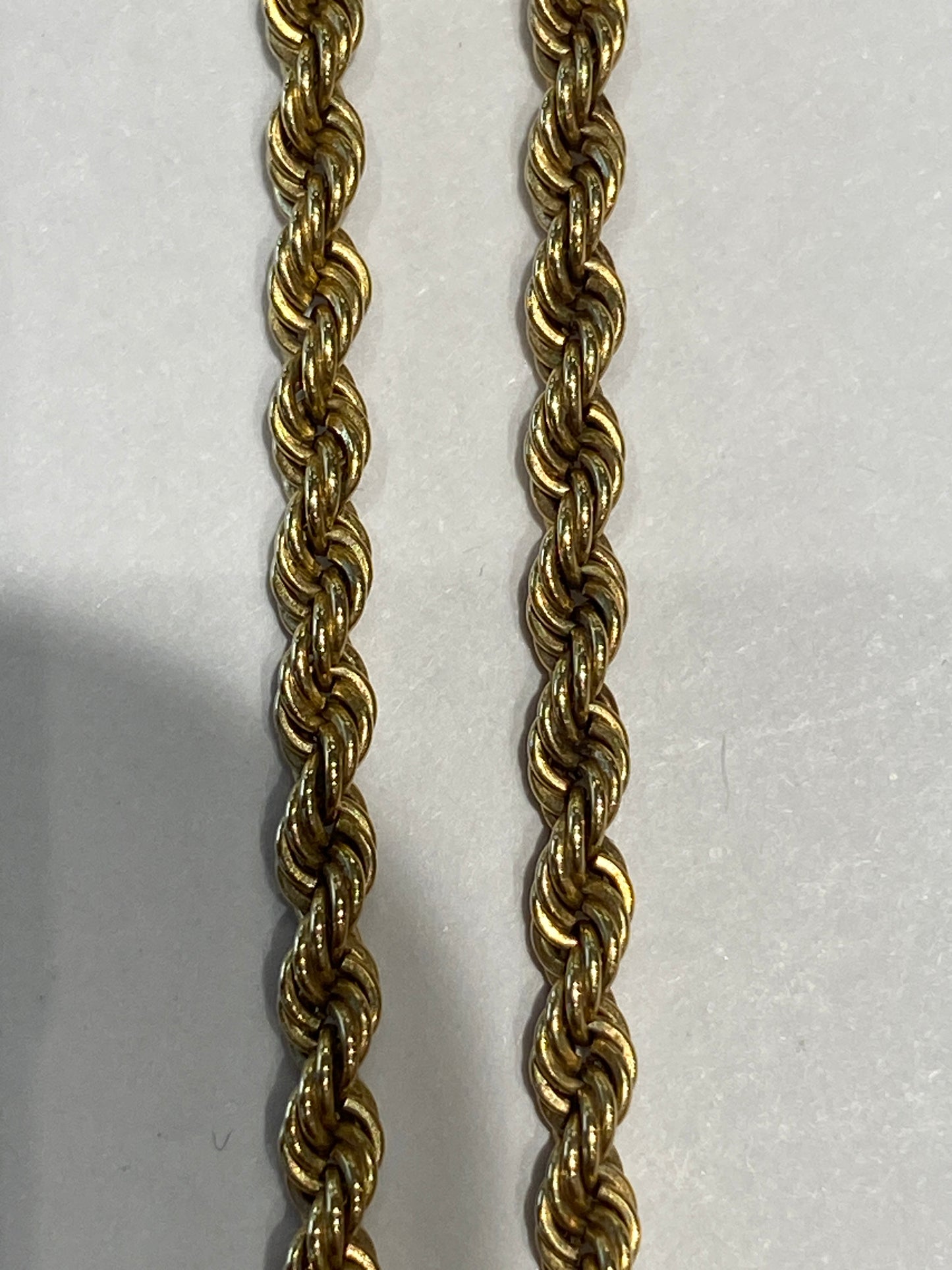 14k Yellow Gold Rope Chain