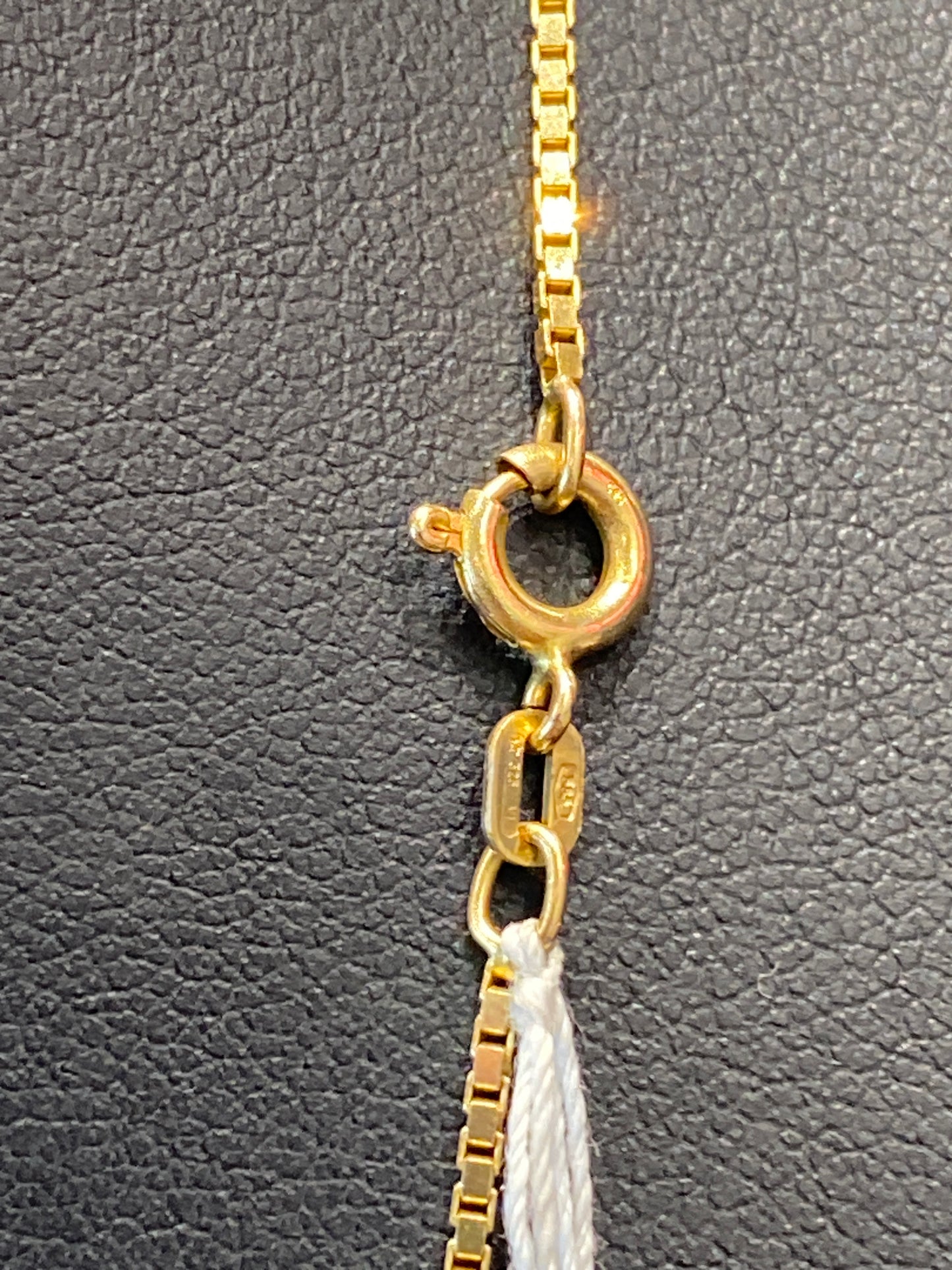 14k Yellow Gold Box Link Chain