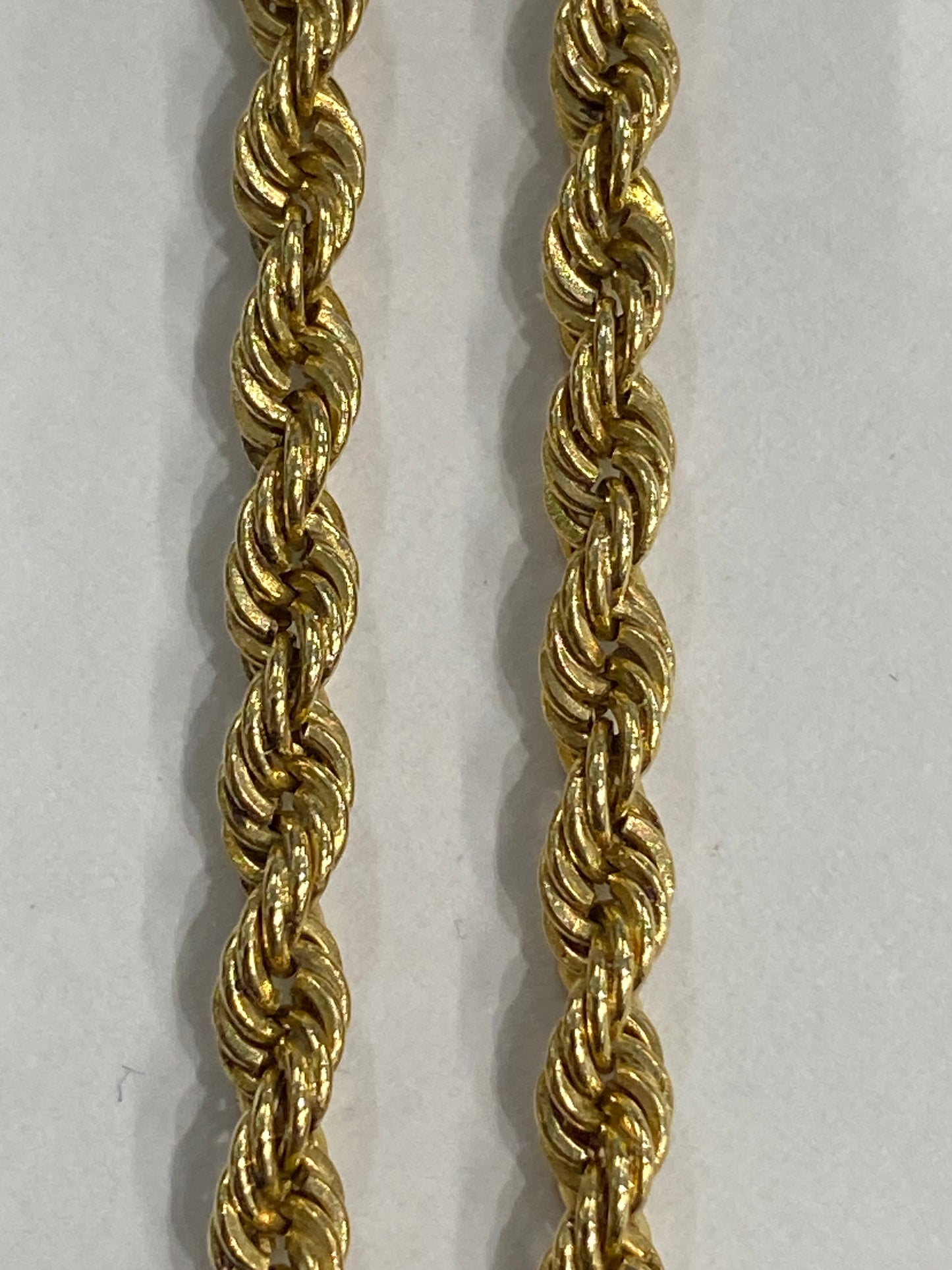 14k Yellow Gold Rope Chain