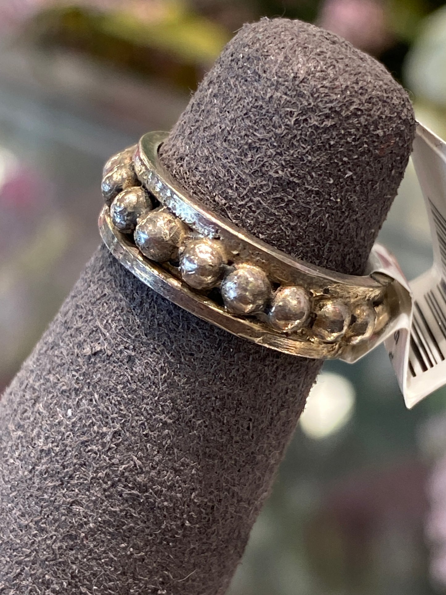 Silver Ring With Design