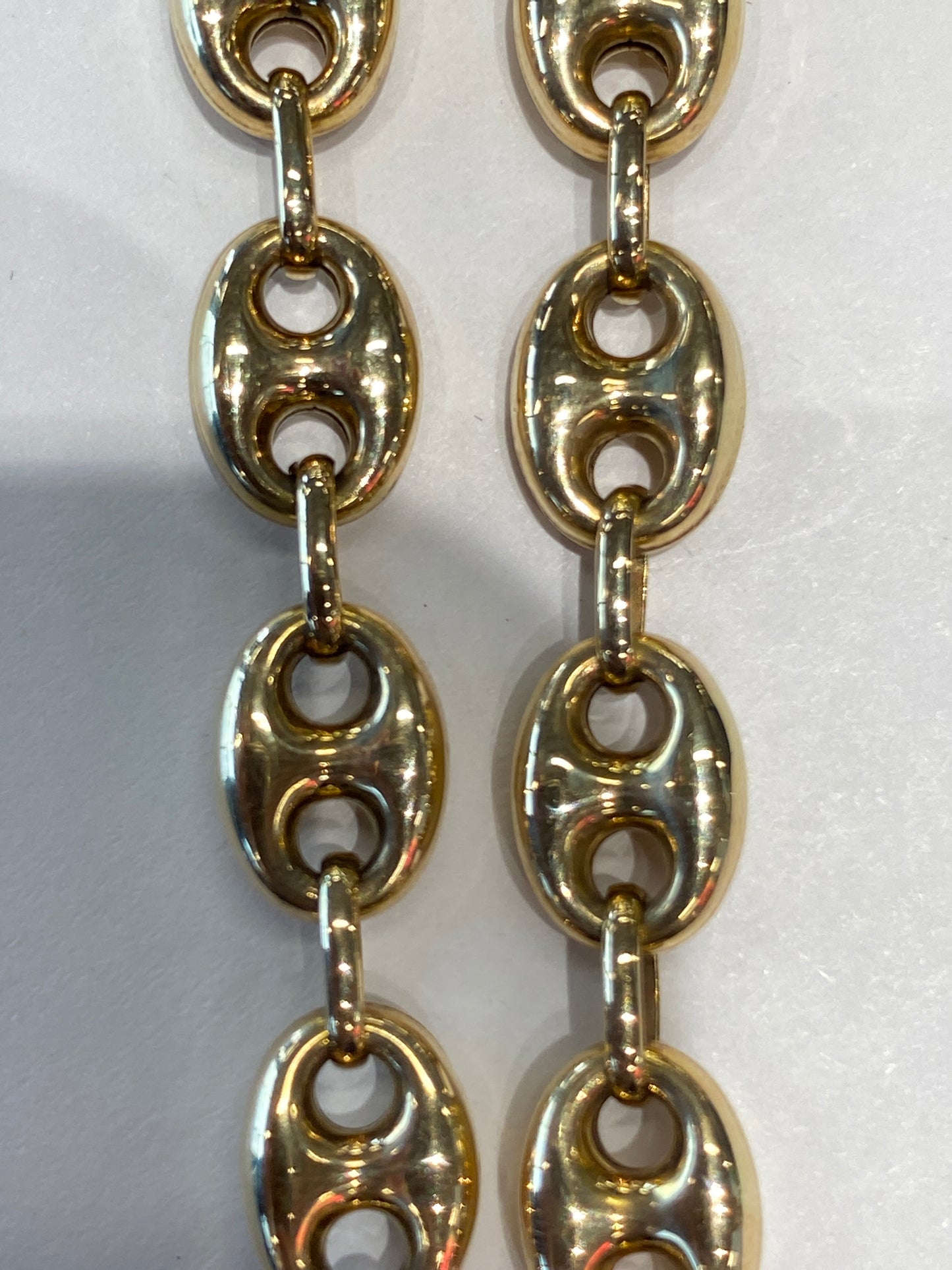 14k Yellow Gold Gucci Puff Chain