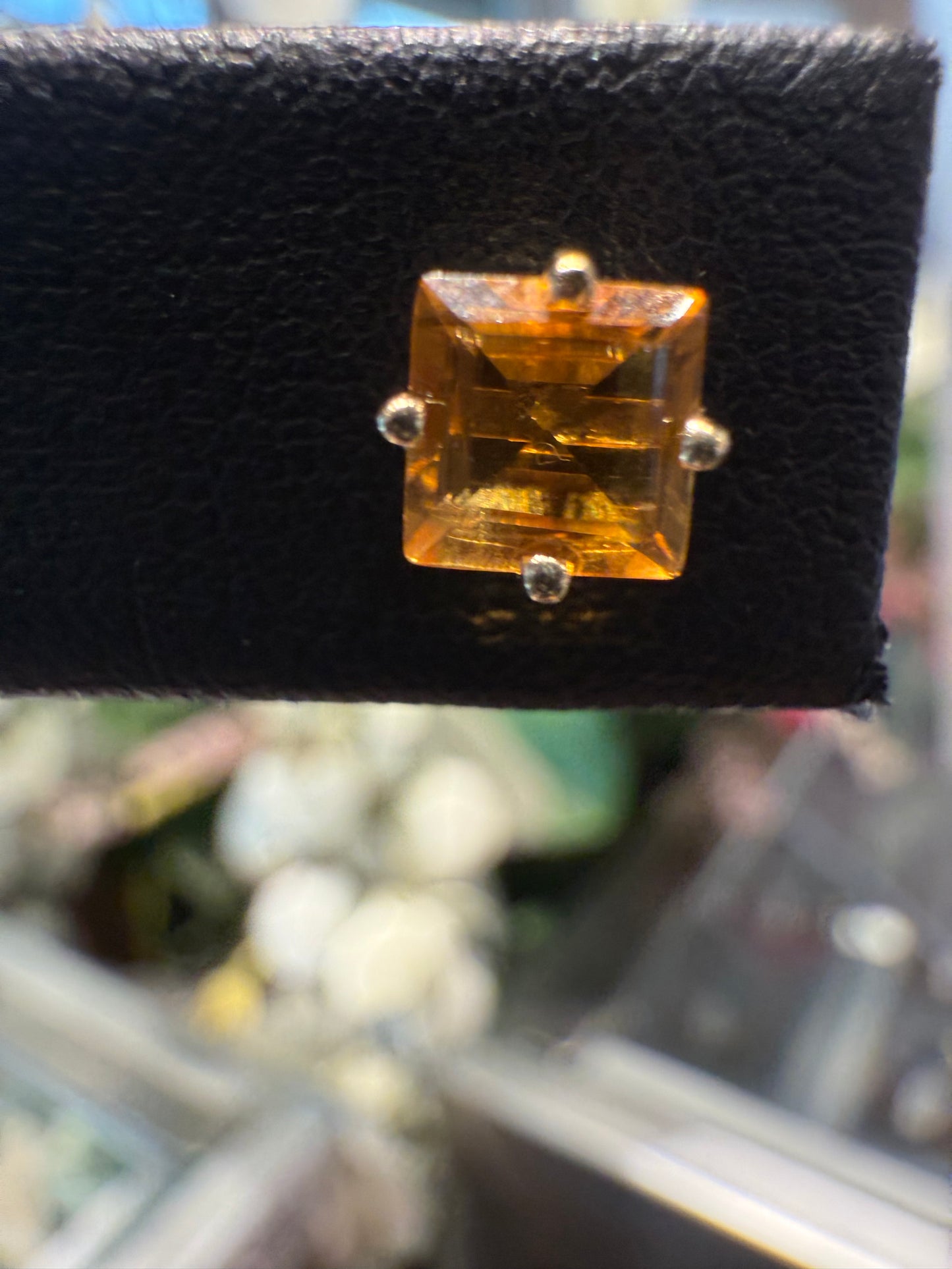 Gold earrings