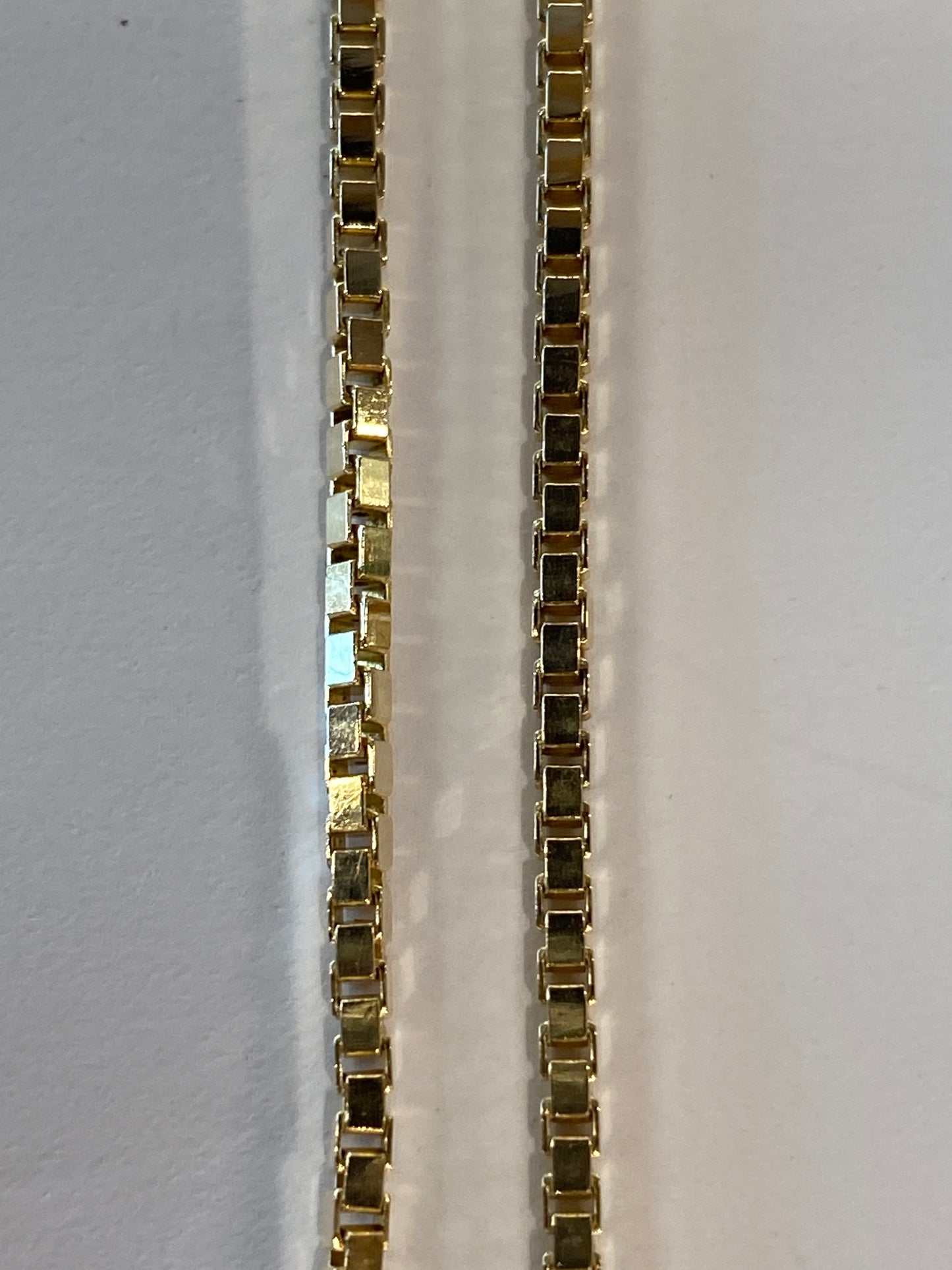 14k Yellow Gold Box Chain