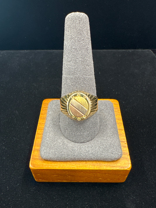 Men’s Tri Gold Ring