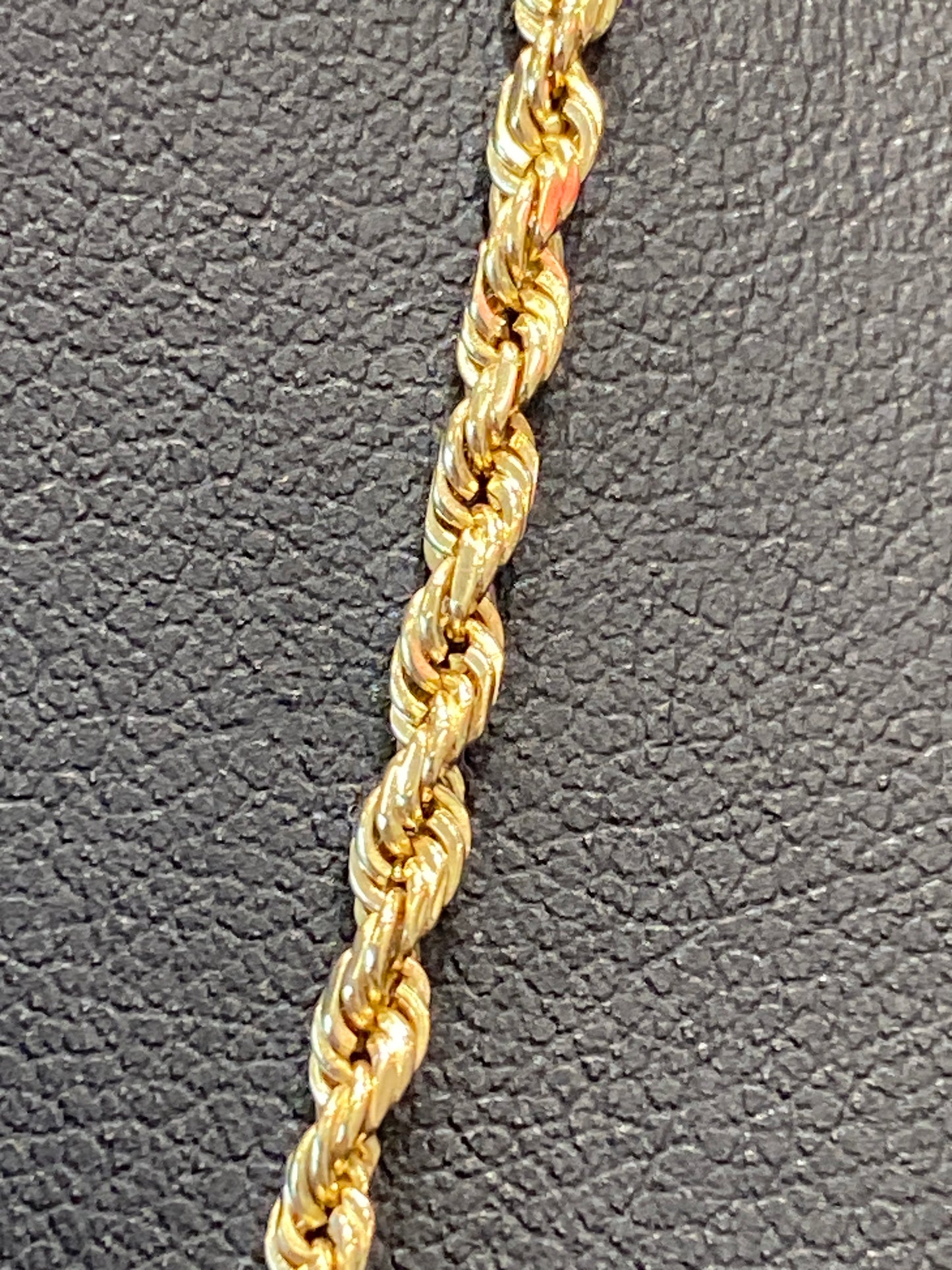14k Yellow Gold Rope Chain