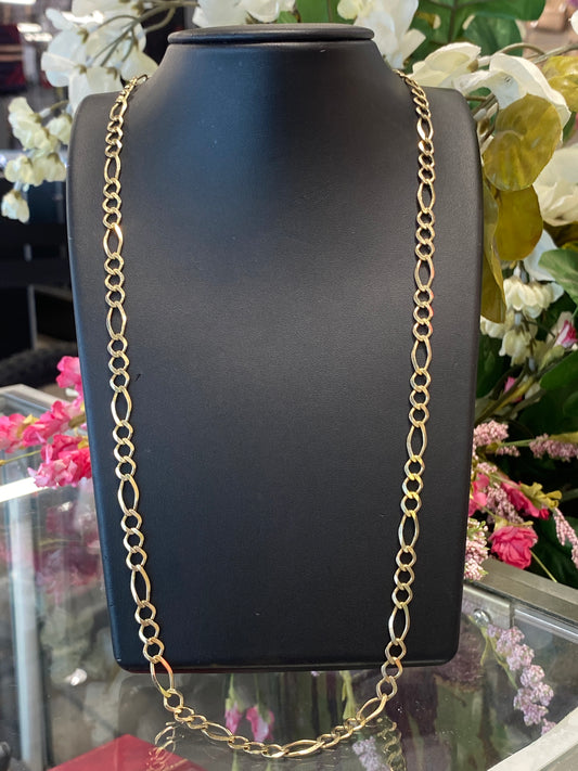 10k Yellow Gold Fígaro Chain