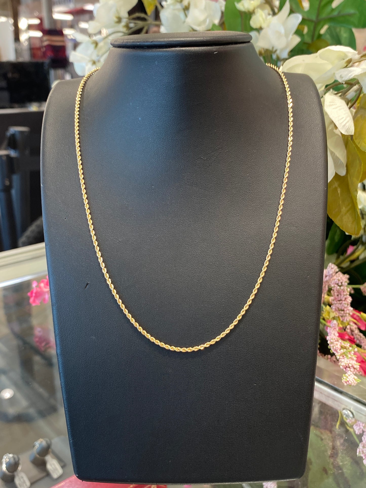 14k Yellow Gold Rope Chain