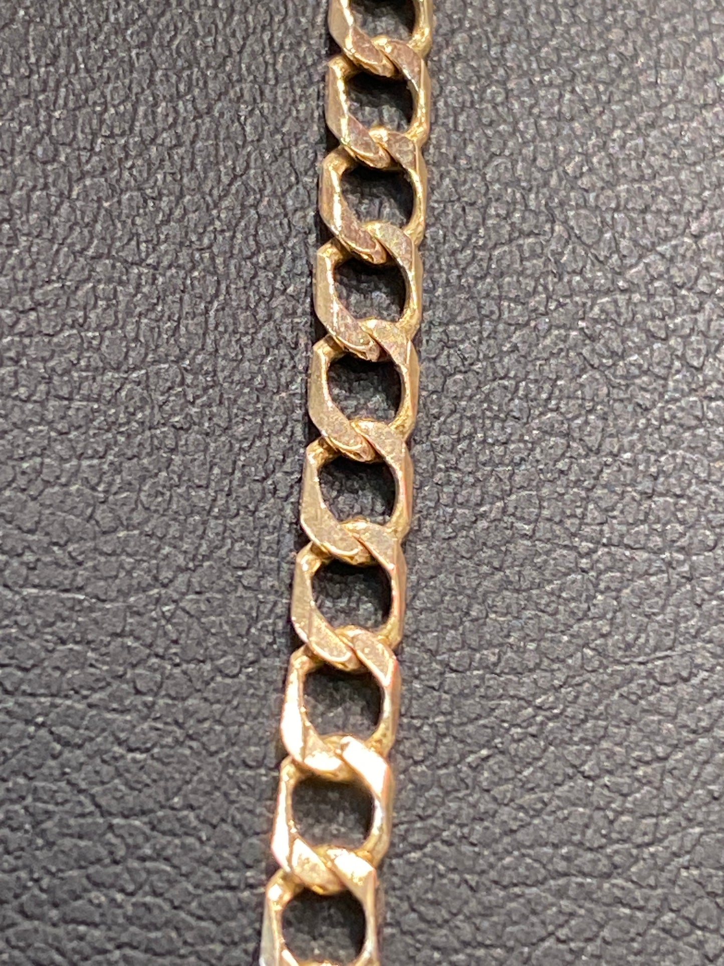14k Yellow Gold Curb Link Chain