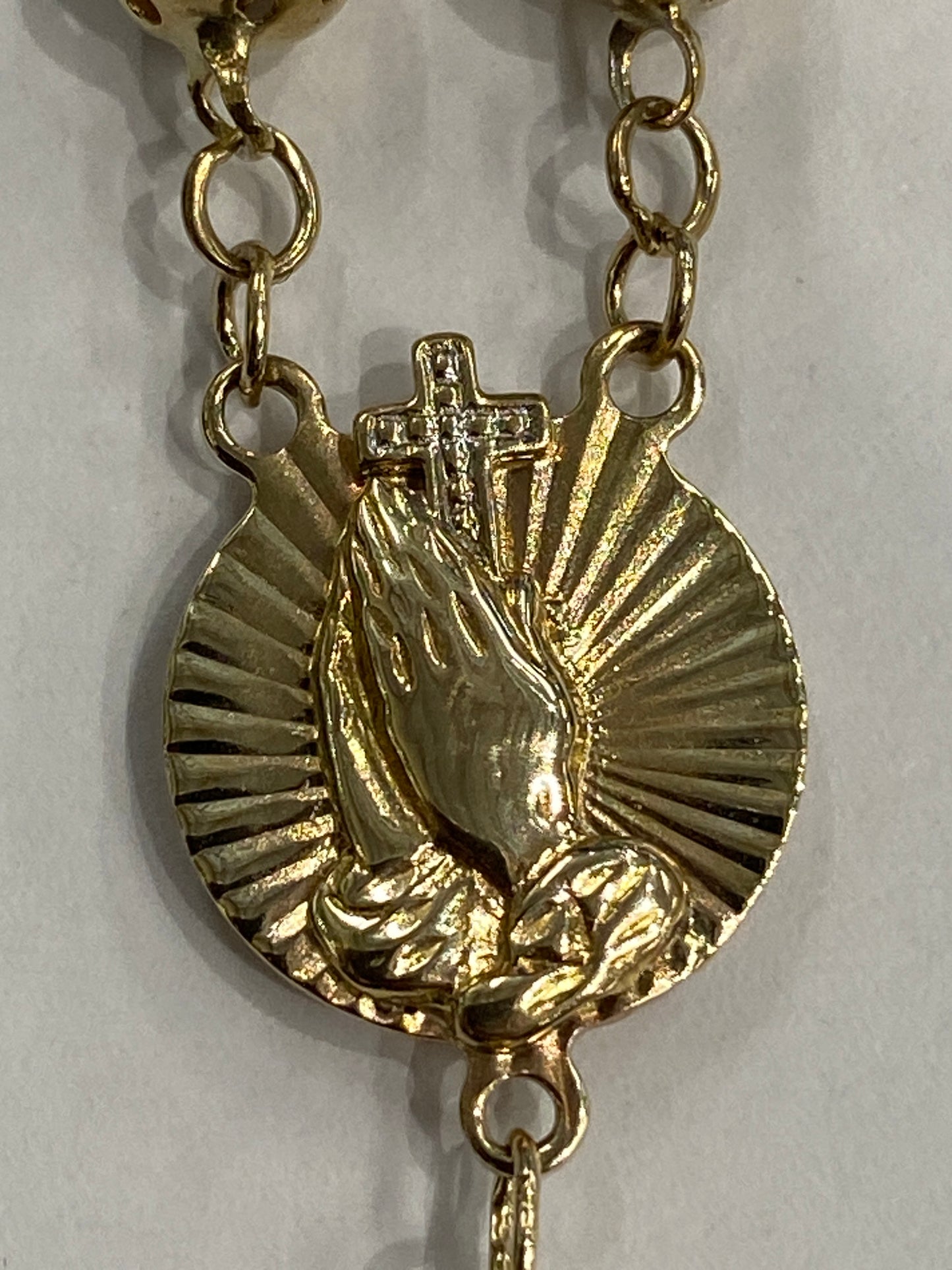 14k Two Tone Rosary