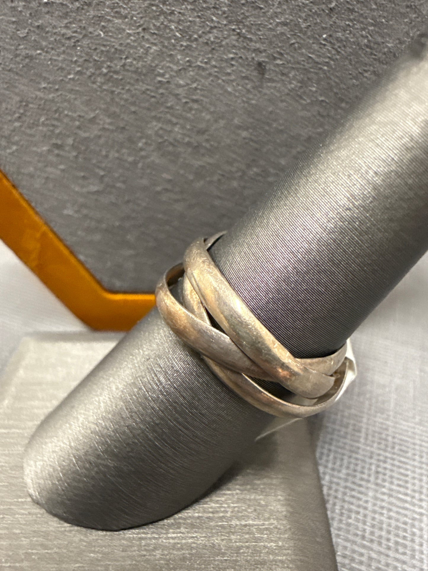 Triple silver band