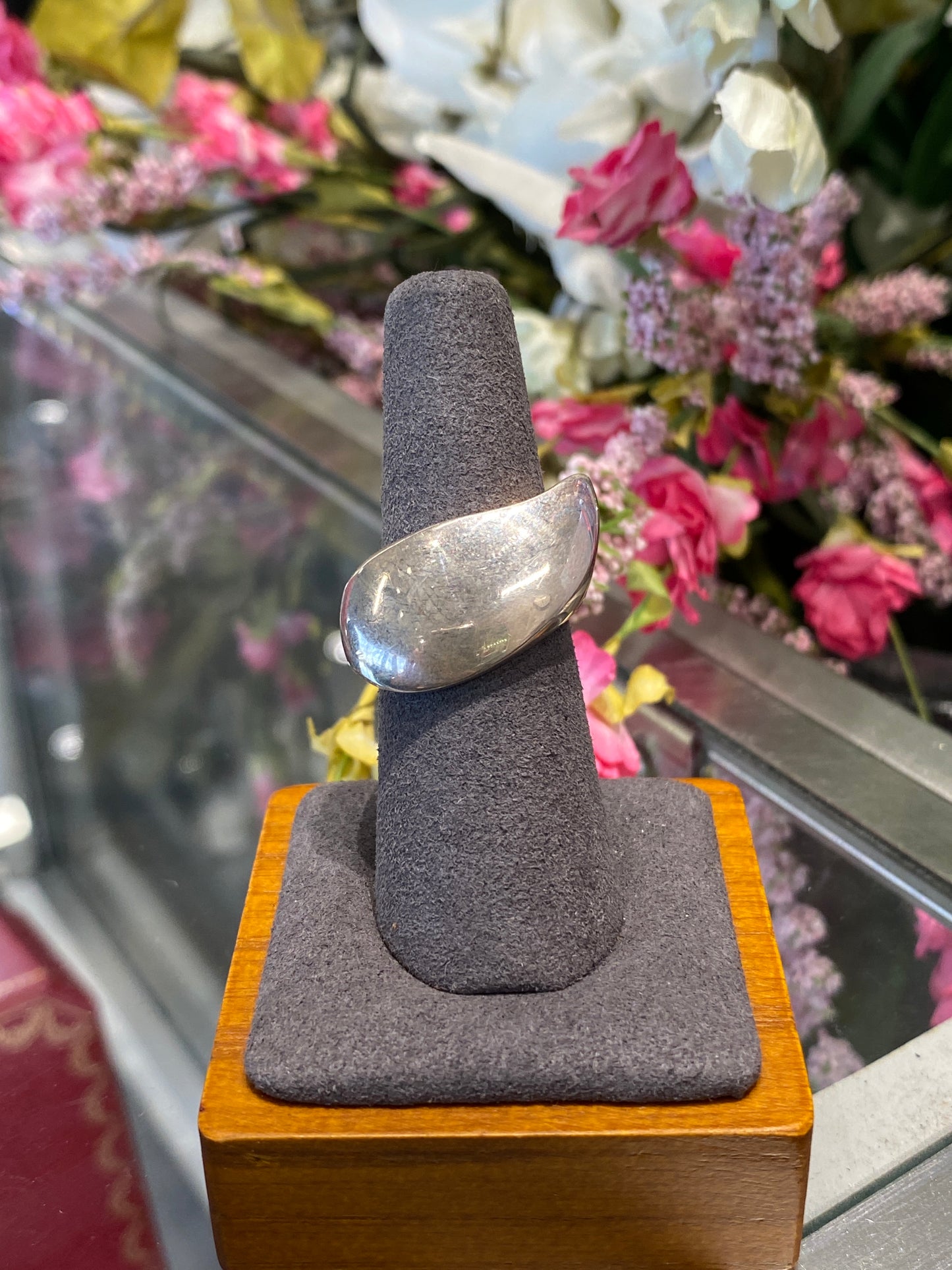 Silver Ring With Design