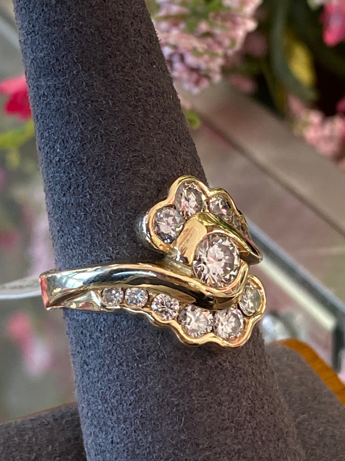 14k Yellow Gold Diamond Ring